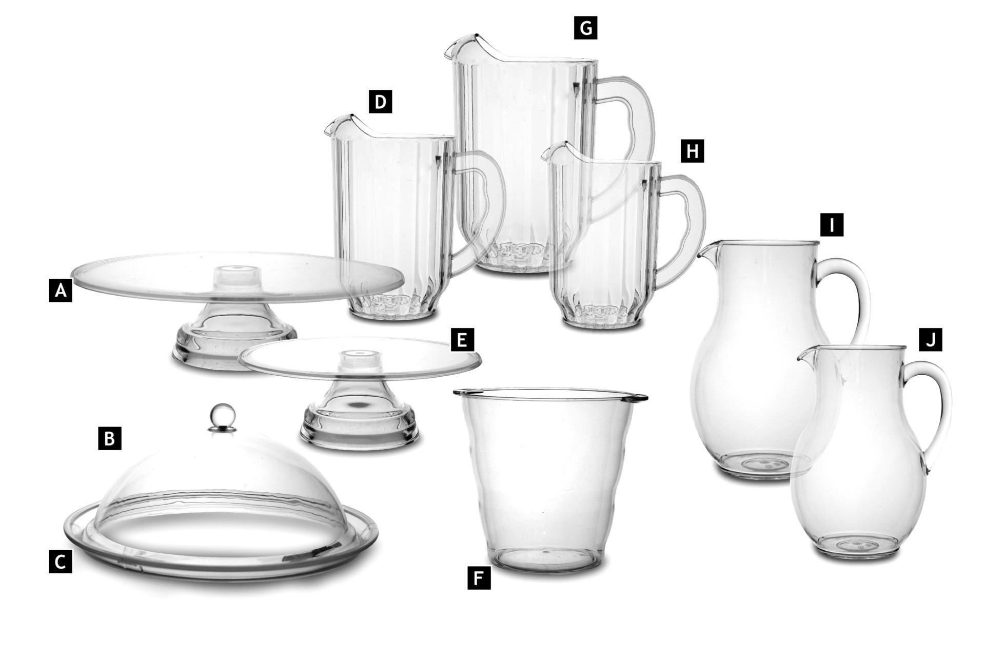 Ilsa Caraffa Gemma 3.3L In Policarbonato - Linea Crystal 4
