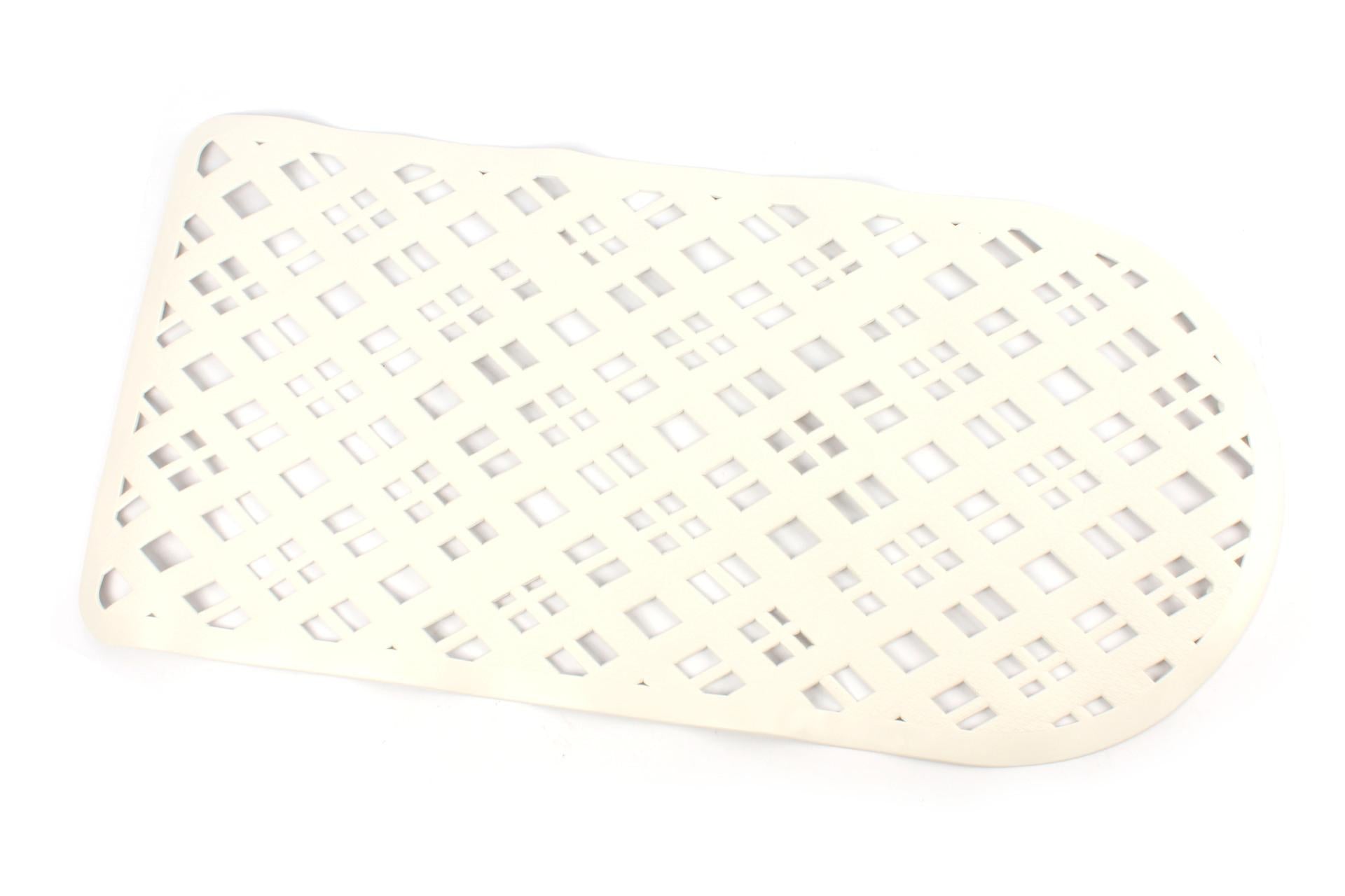 Lapap Alisma Tappeto Vasca 35x72 cm Bianco - Confezione in PVC Arrotolata