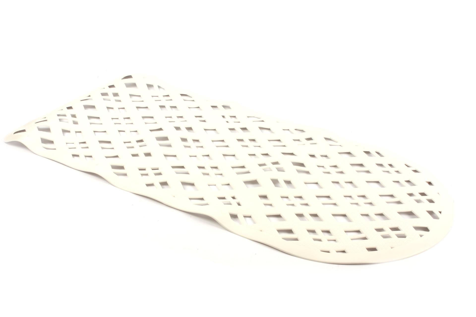 Lapap Alisma Tappeto Vasca 35x72 cm Bianco - Confezione in PVC Arrotolata