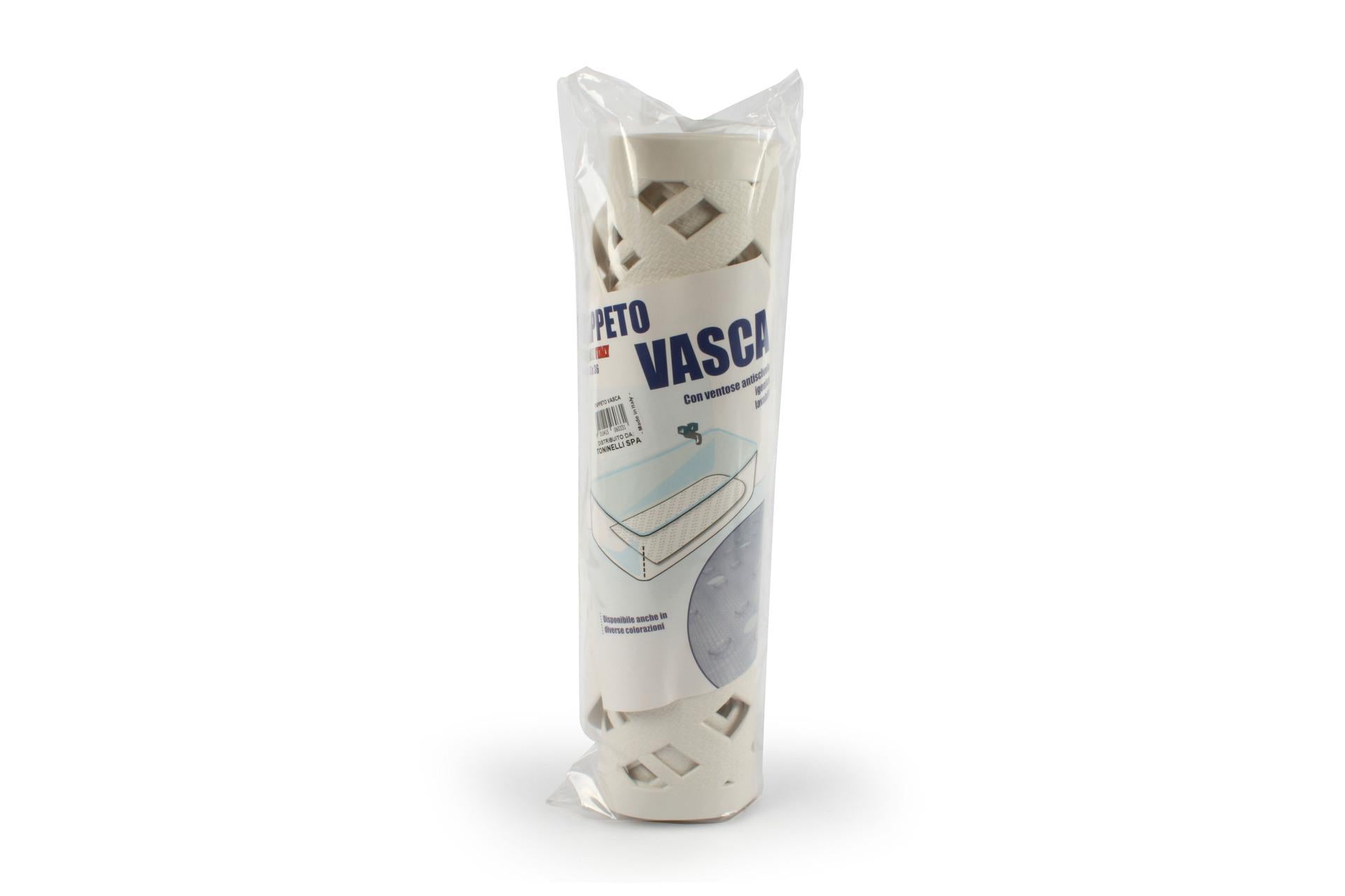 Lapap Alisma Tappeto Vasca 35x72 cm Bianco - Confezione in PVC Arrotolata 5