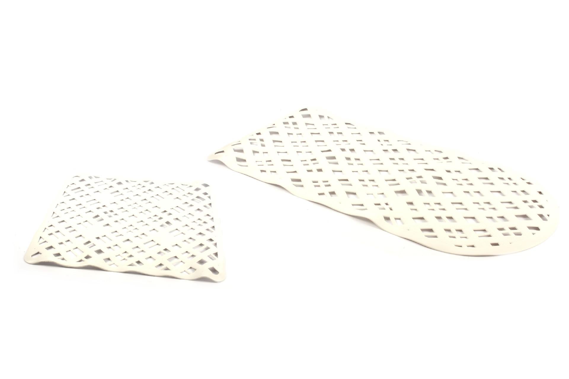 LAPAP Alisma Tappeto Doccia Bianco 54x54 cm - Pratico e Funzionale In PVC Arrotolato 3