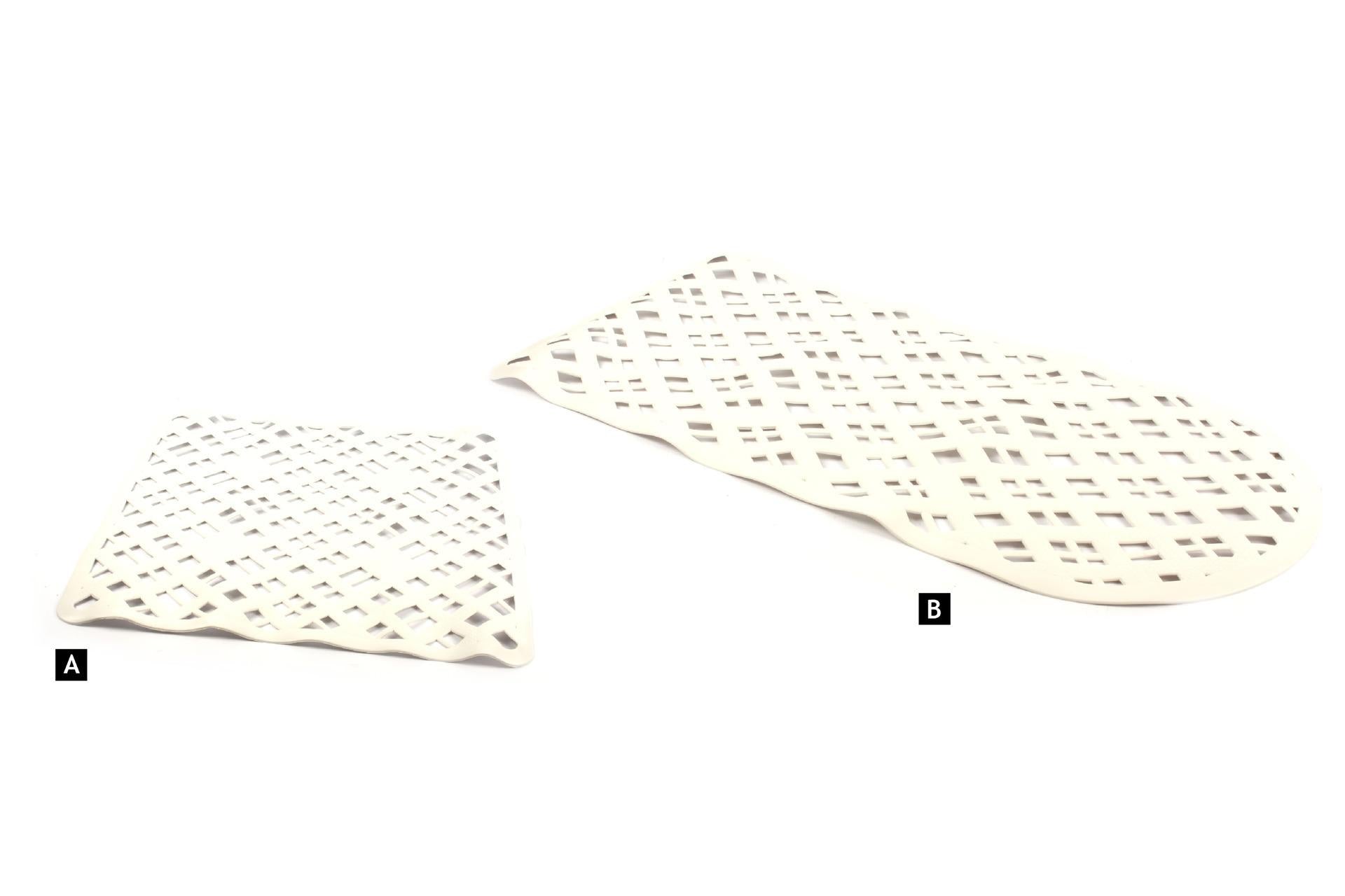 LAPAP Alisma Tappeto Doccia Bianco 54x54 cm - Pratico e Funzionale In PVC Arrotolato 4