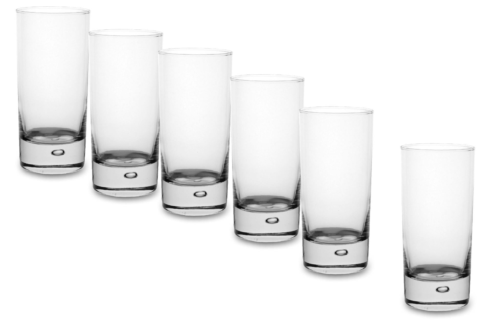 Pasabahce Bicchieri Long Drink Cl.36 - Confezione da 6 - Serie Classica Con Bollicina Sul Fondo - Set 6 Pz