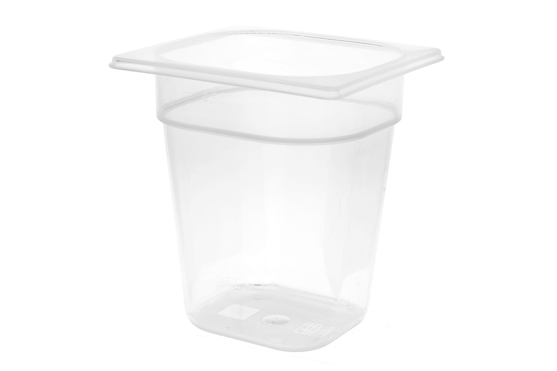 Mori2A Bacinella GN In Polipropilene H.20 cm - 17 x 16 cm