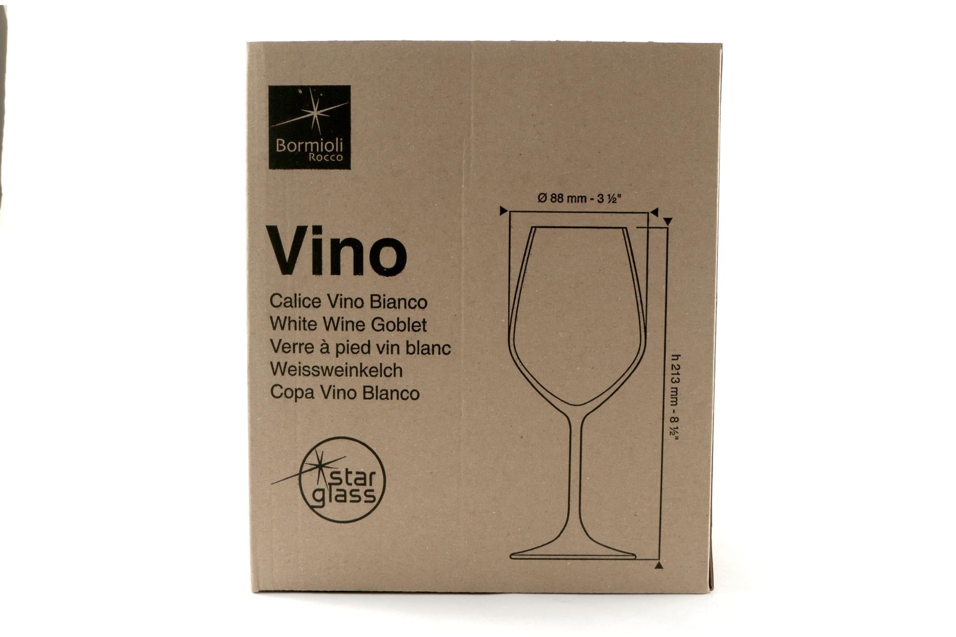 Bormioli Rocco Divino Calice Vini Bianchi 44.5 cl - Set 6 Bicchieri In Star Glass - Set 6 Pz 5