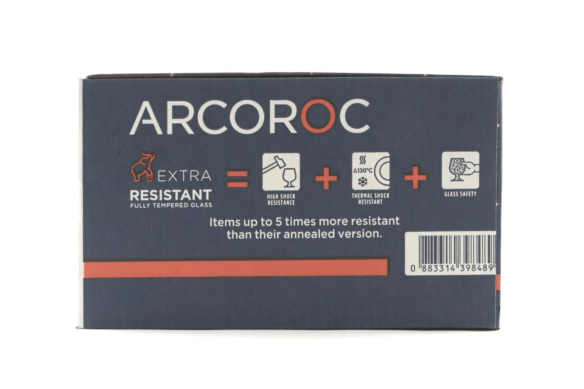 Arcoroc Granity Bicchiere 27 cl - H 98 mm Ø 85 mm In Vetro Temperato - Set 6 Pz 6