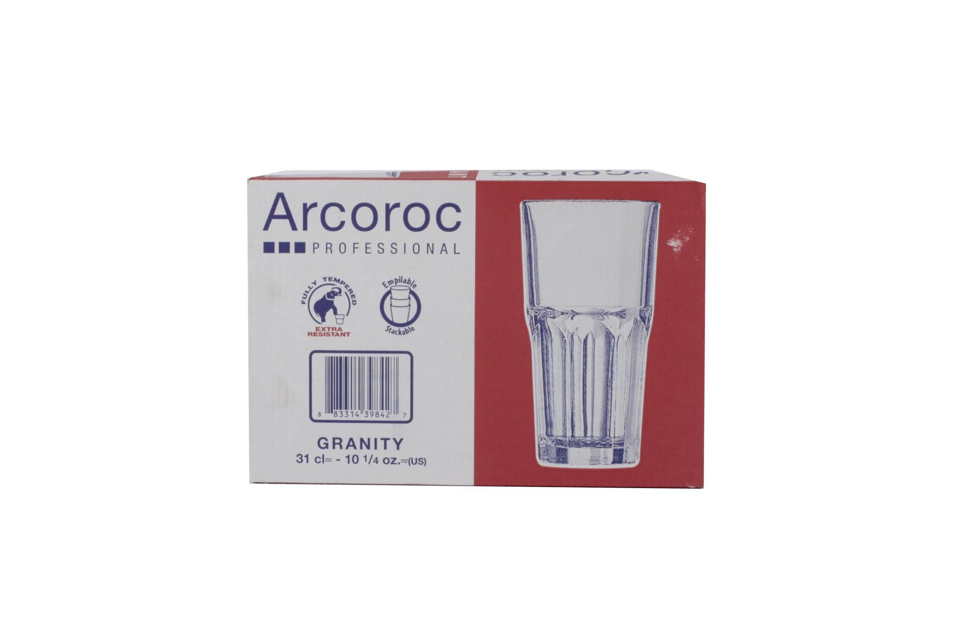 Arcoroc Granity Bicchiere Cl 31 - H 140 mm Ø 75 mm In Vetro Temperato - Set 6 Pz 5