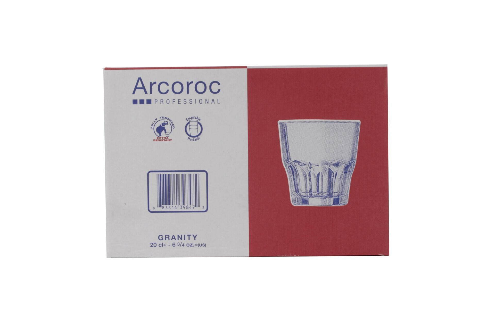 Arcoroc Granity New Bicchiere 20 cl - H.81 mm Ø80 mm In Vetro Temperato - Set 6 Pz 5