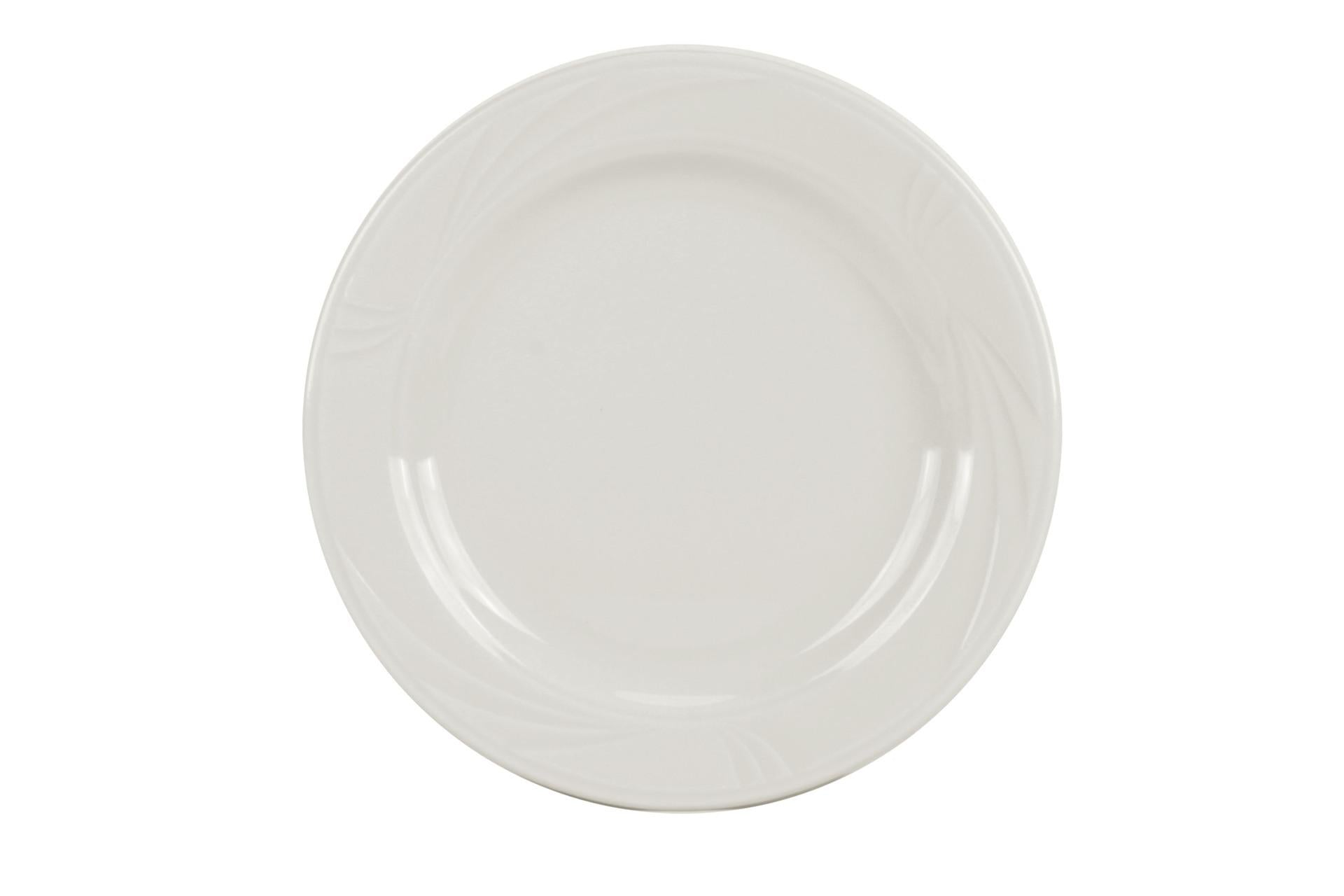 Lubiana Arcadia Piatto Piano Ø30.5 cm In Porcellana Bianca - Set 12 Pz