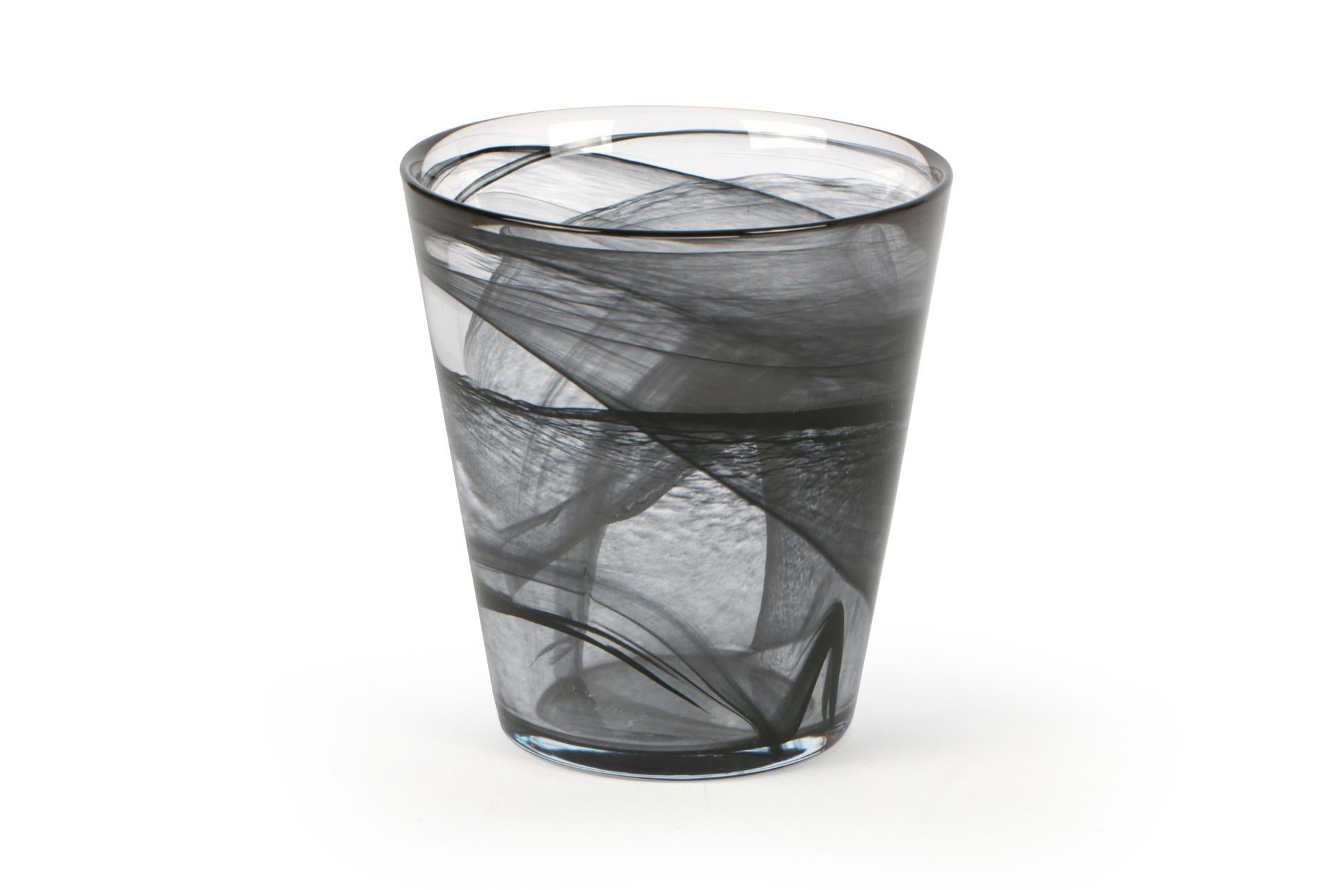 Bormioli Rocco Capri La Notte Bicchiere Acqua Cl.37 In Pasta di Vetro - Set 6 Pz