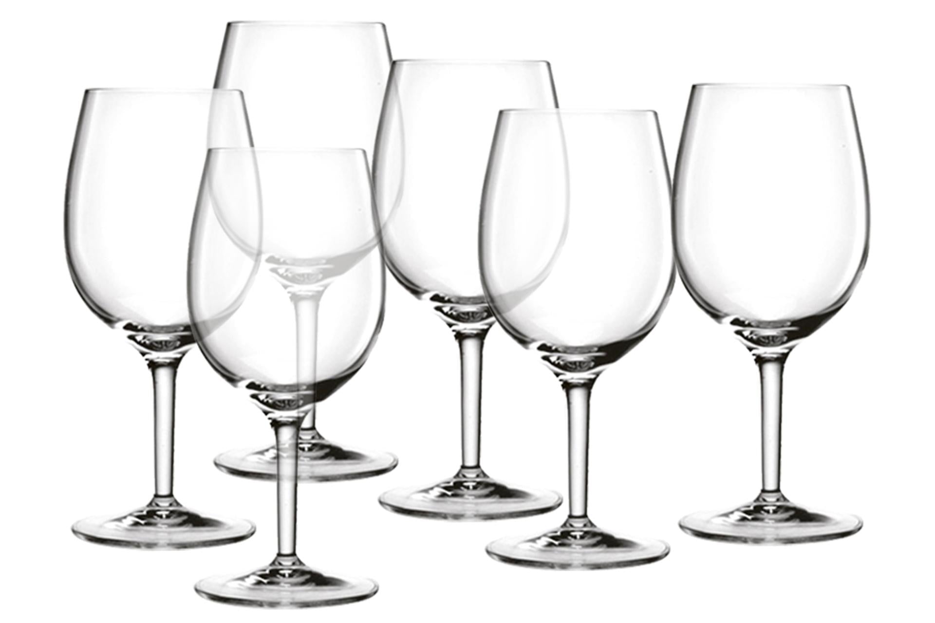 Bormioli Luigi Rubino Calici Acqua 27,6 cl - Confezione 6 Pezzi In Vetro Ultra Clear - Set 6 Pz