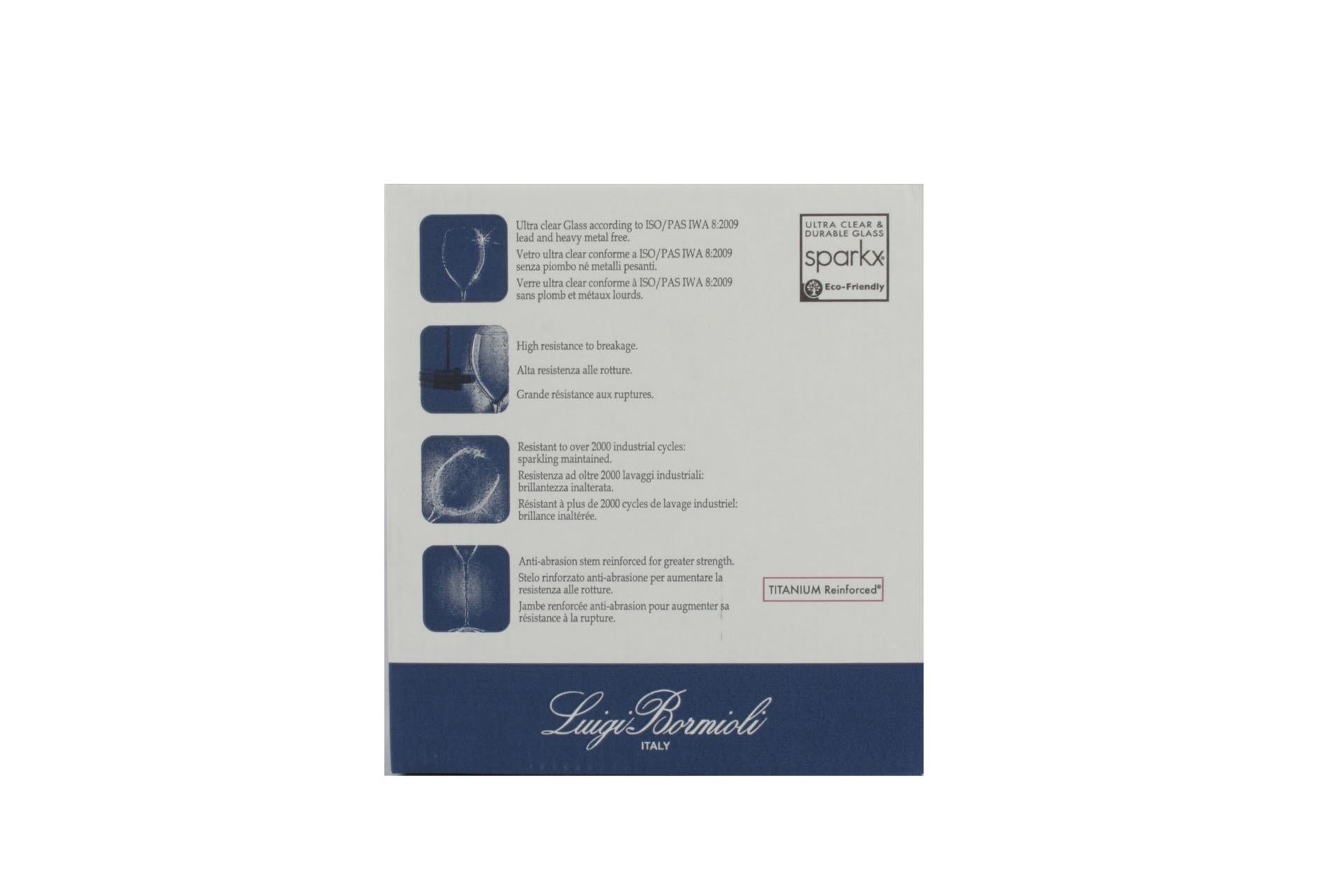 Bormioli Luigi Rubino Calici Acqua 27,6 cl - Confezione 6 Pezzi In Vetro Ultra Clear - Set 6 Pz 7