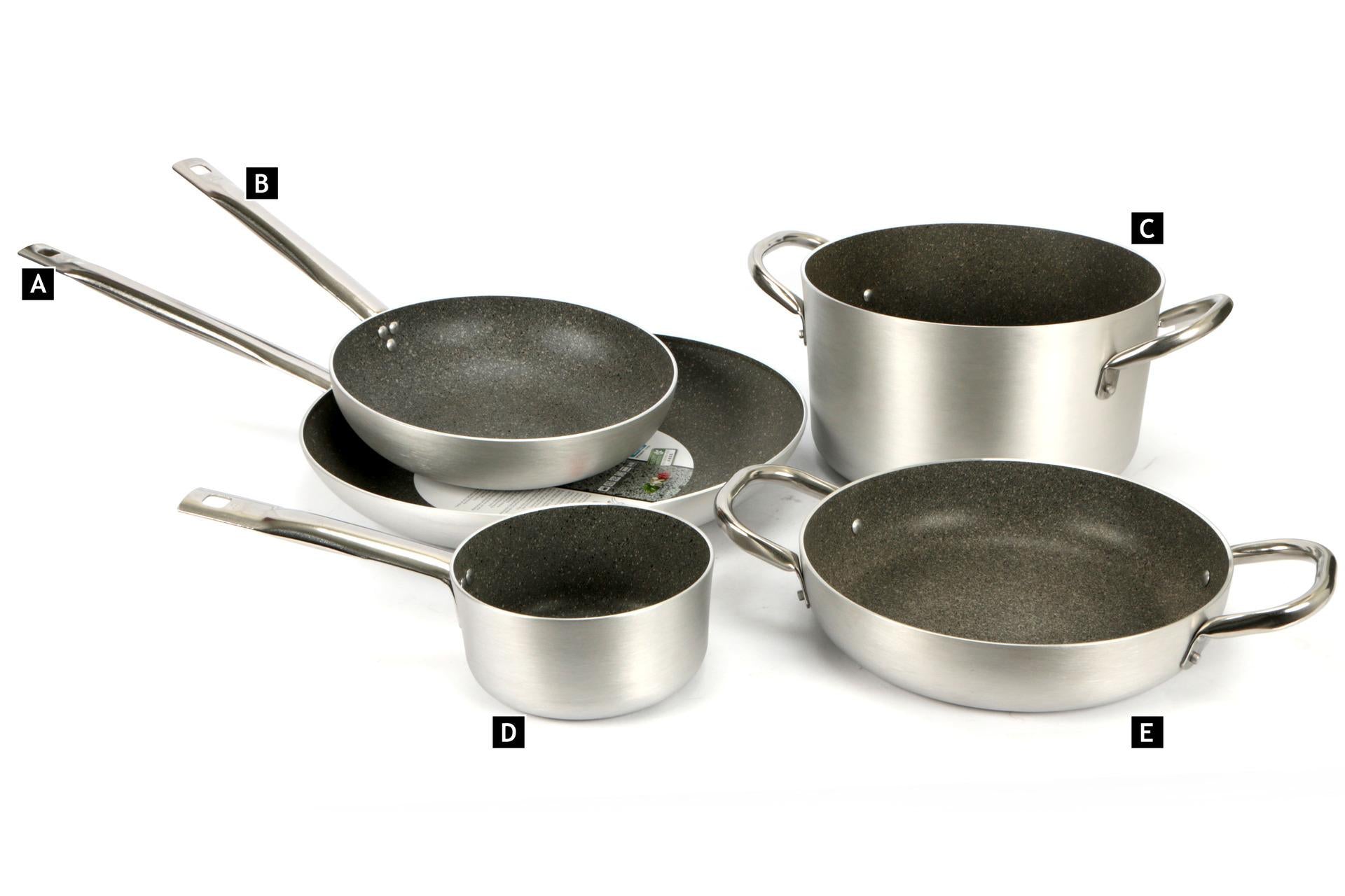 Ballarini Professionale Padella Svasata Bassa Ø32 cm - Kerastone Granite Antiaderente In Alluminio 4