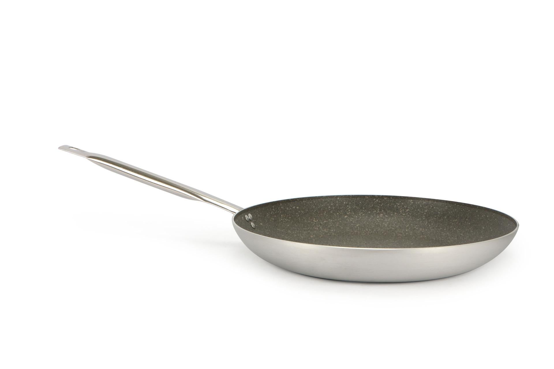 Ballarini Professionale Padella Svasata Bassa Ø36 cm - Kerastone Granite Antiaderente In Alluminio Satinato