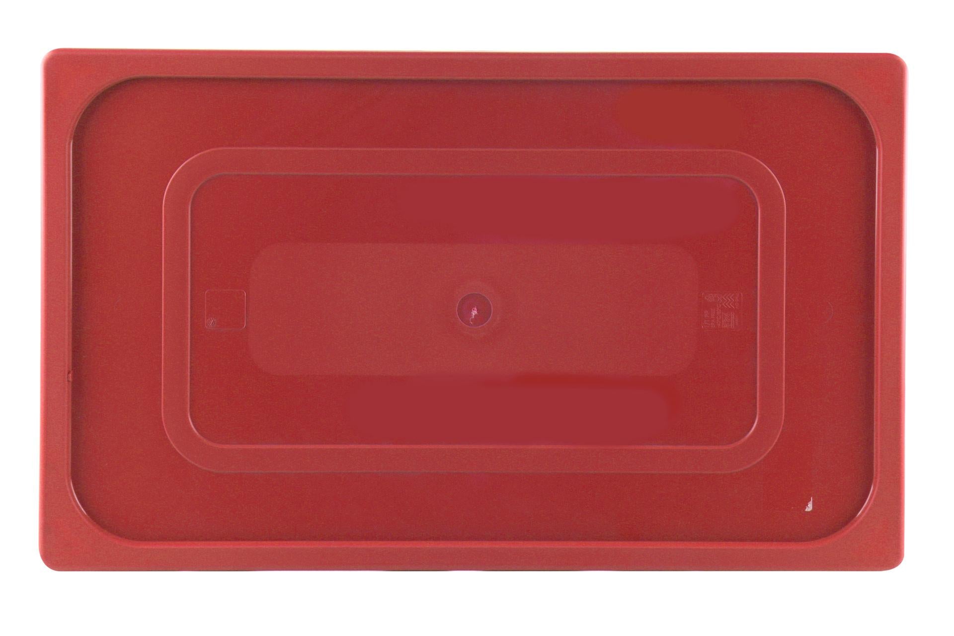 Mori2A Coperchio Gastronorm In Polipropilene Rosso 1/1 - Per Bacinelle GN
