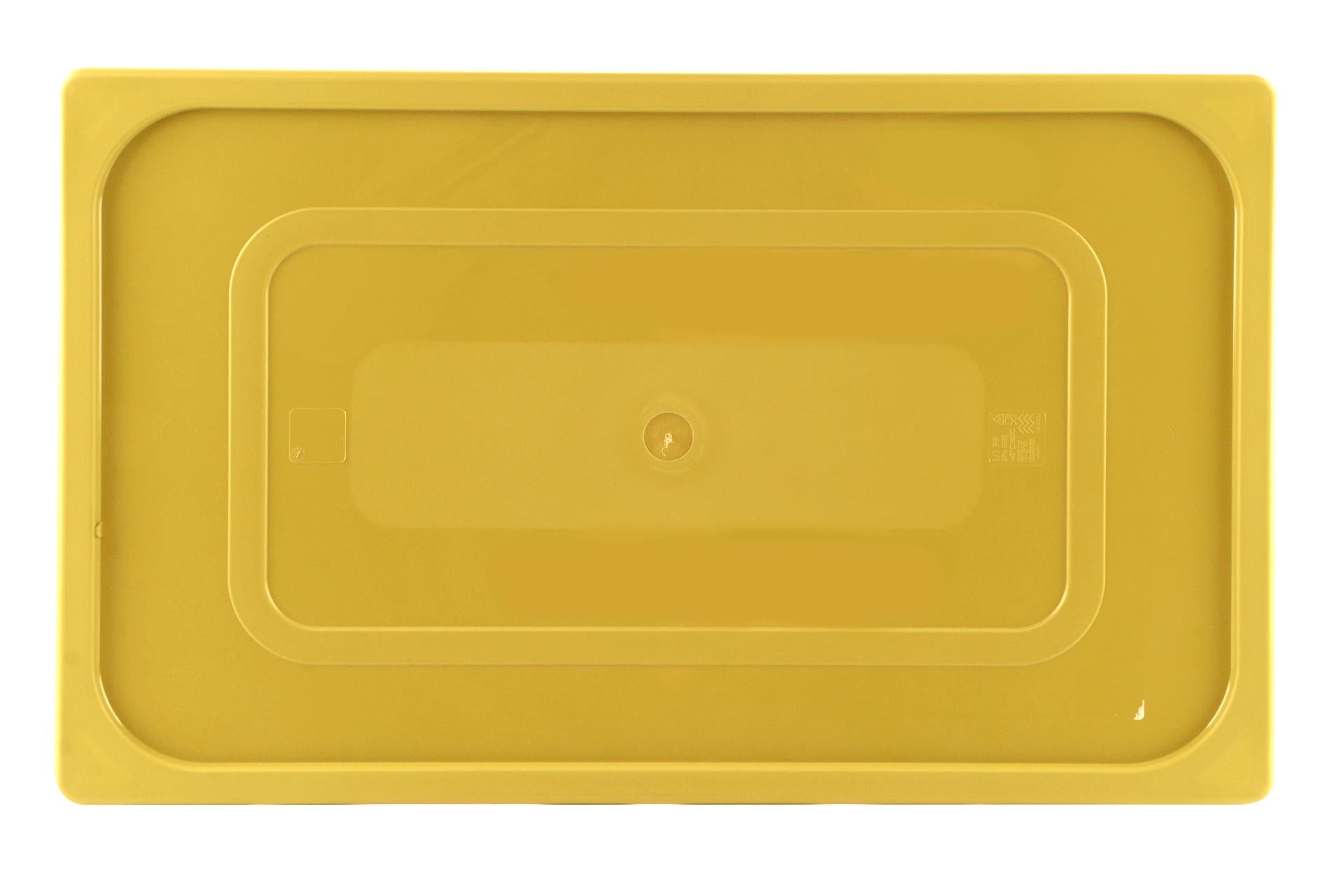Mori2A Coperchio Gastronorm In Polipropilene Giallo 1/1 - Per Bacinelle Gastronorm