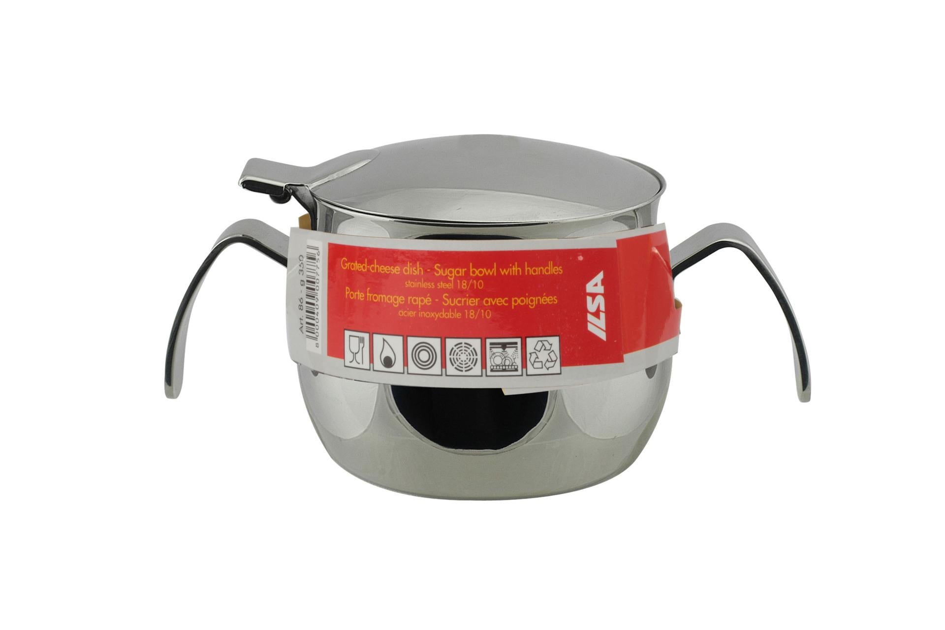 Ilsa Omnia Formaggera-Zuccheriera 350g In Acciaio Inox