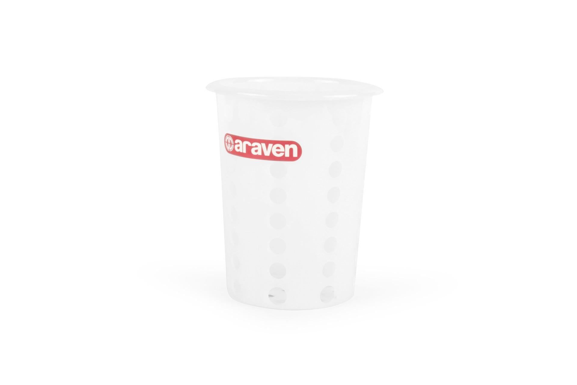 Araven Scolaposate Bianco H.13 cm - Ø9 cm In Plastica