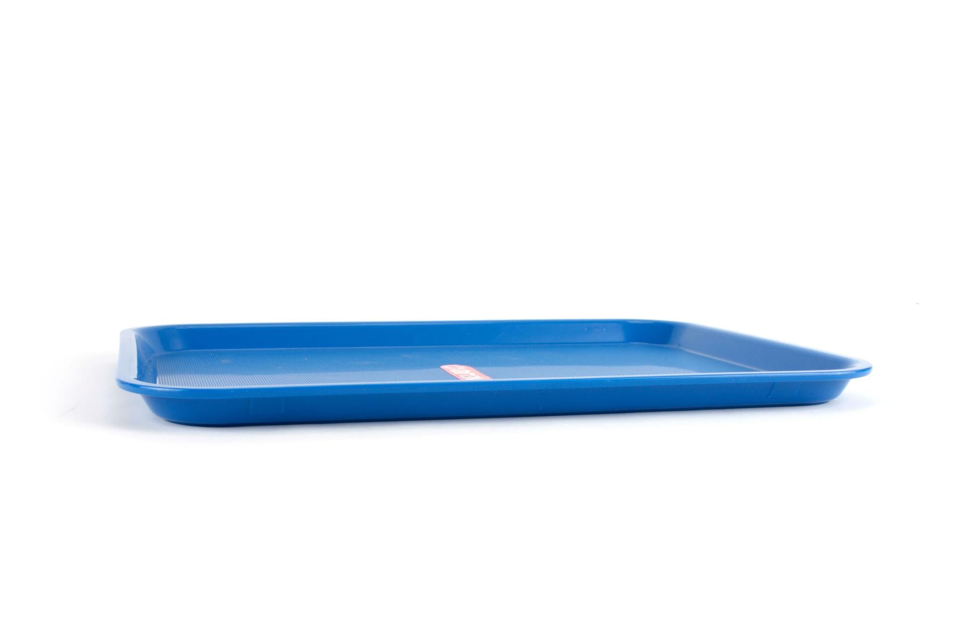 Araven Vassoio Fast Food 35x27 cm In Polipropilene Blu - Vassoio da Portata Robustissimo e Resistente