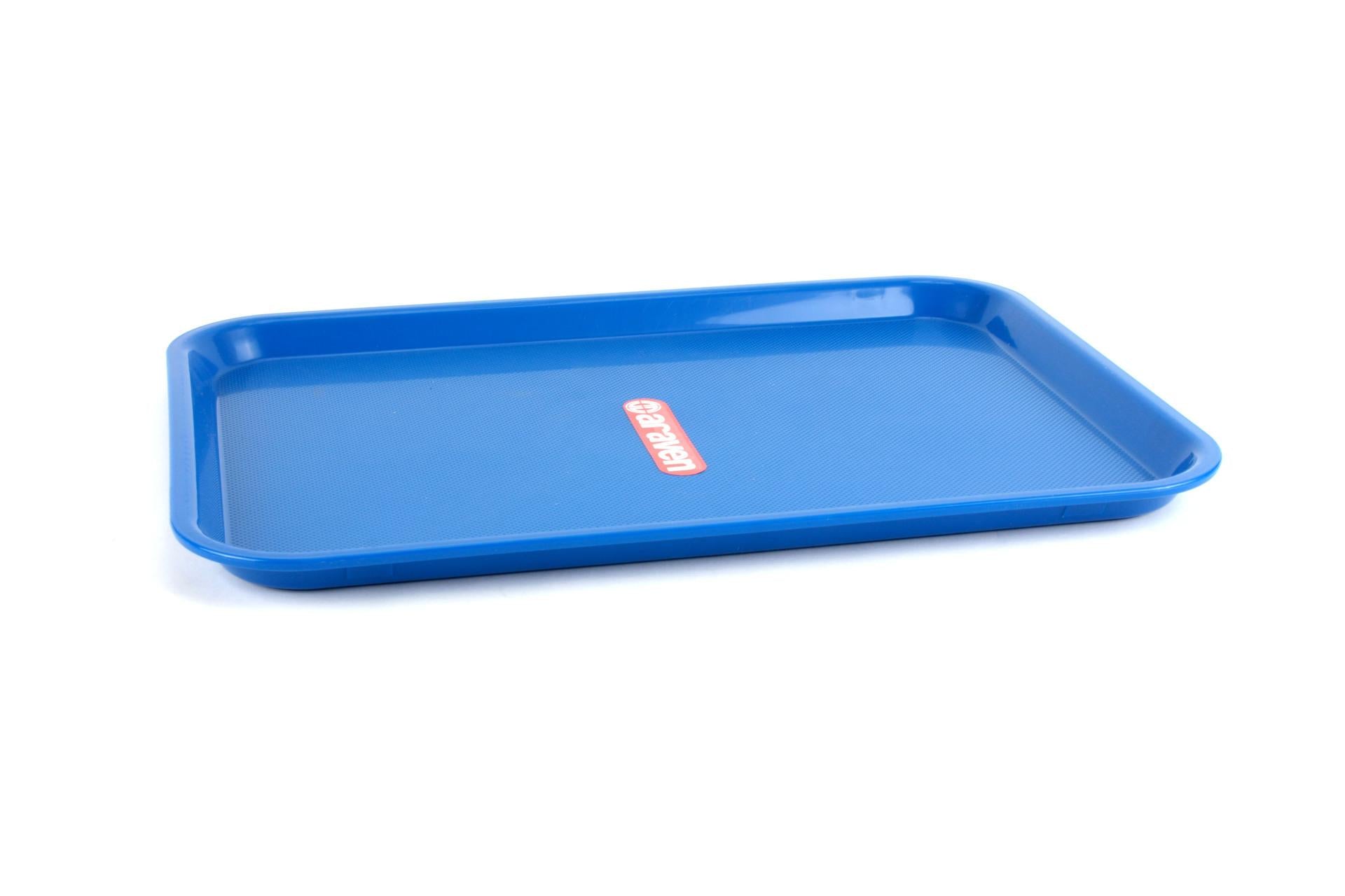 Araven Vassoio Fast Food 35x27 cm In Polipropilene Blu - Vassoio da Portata Robustissimo e Resistente 3