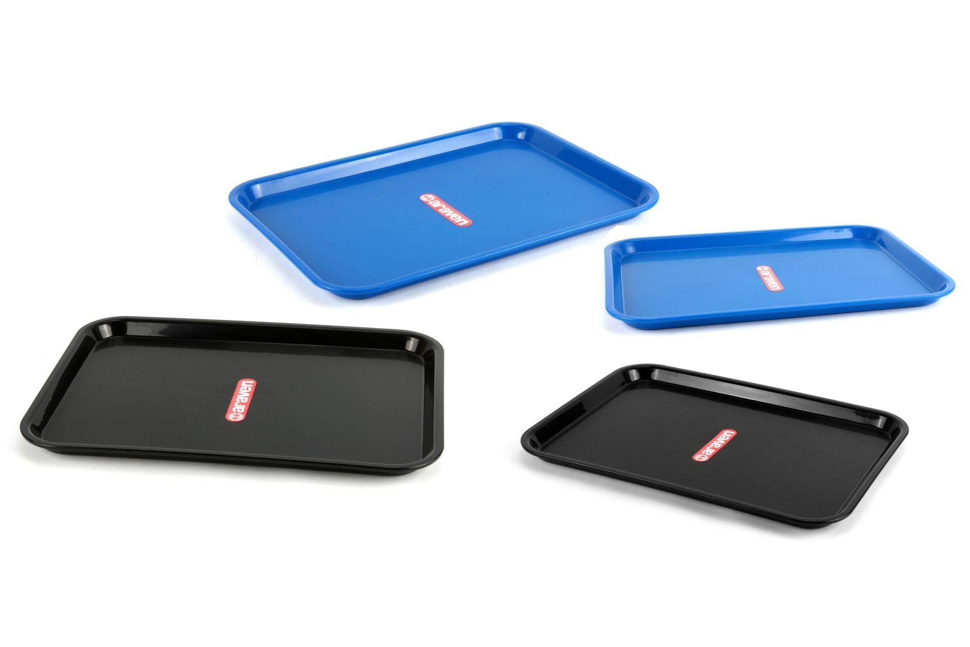 Araven Vassoio Fast Food 35x27 cm In Polipropilene Blu - Vassoio da Portata Robustissimo e Resistente 4