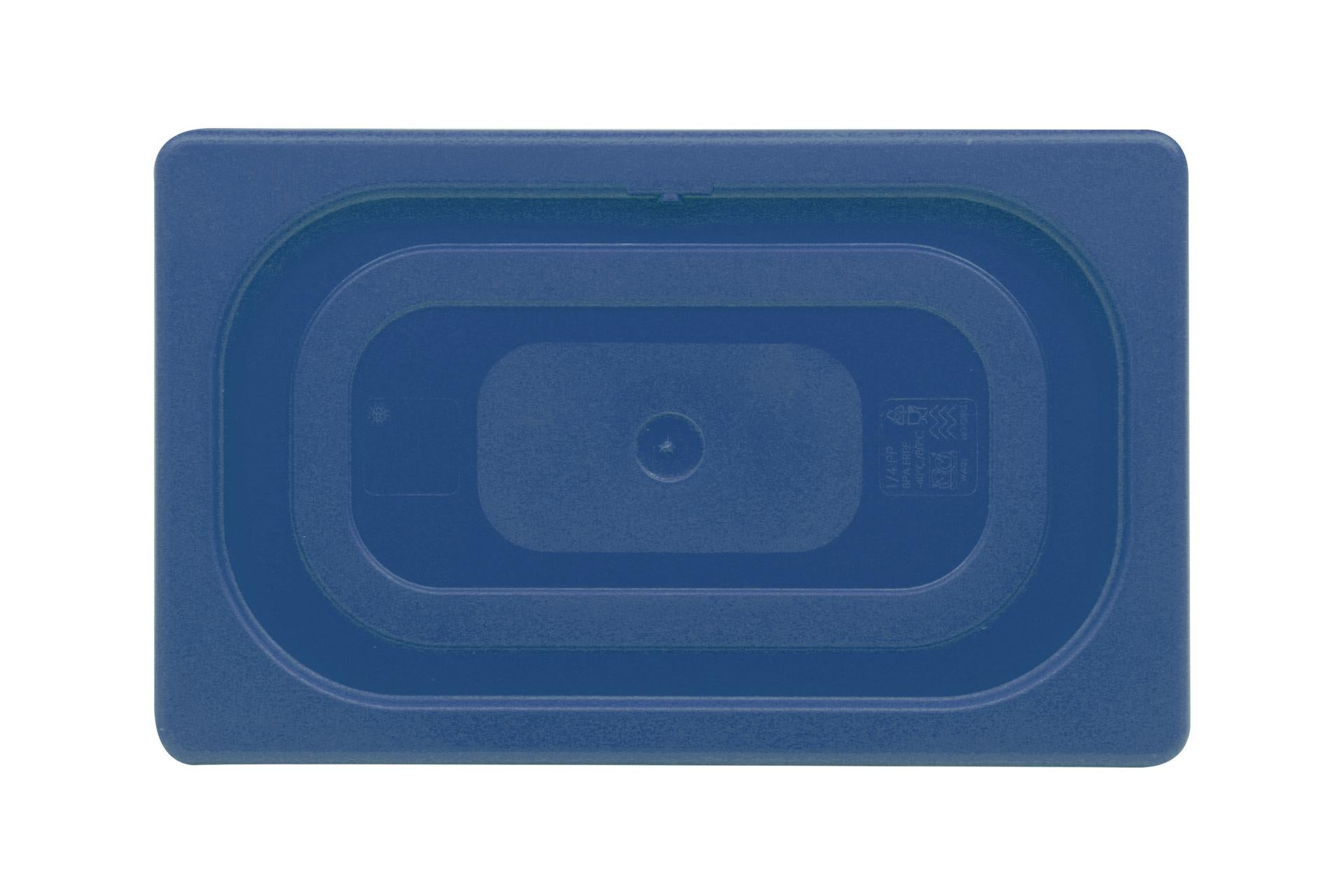Mori2A Coperchio Gastronorm In Polipropilene Blu - GN 1.4 Per Bacinelle Gastronorm