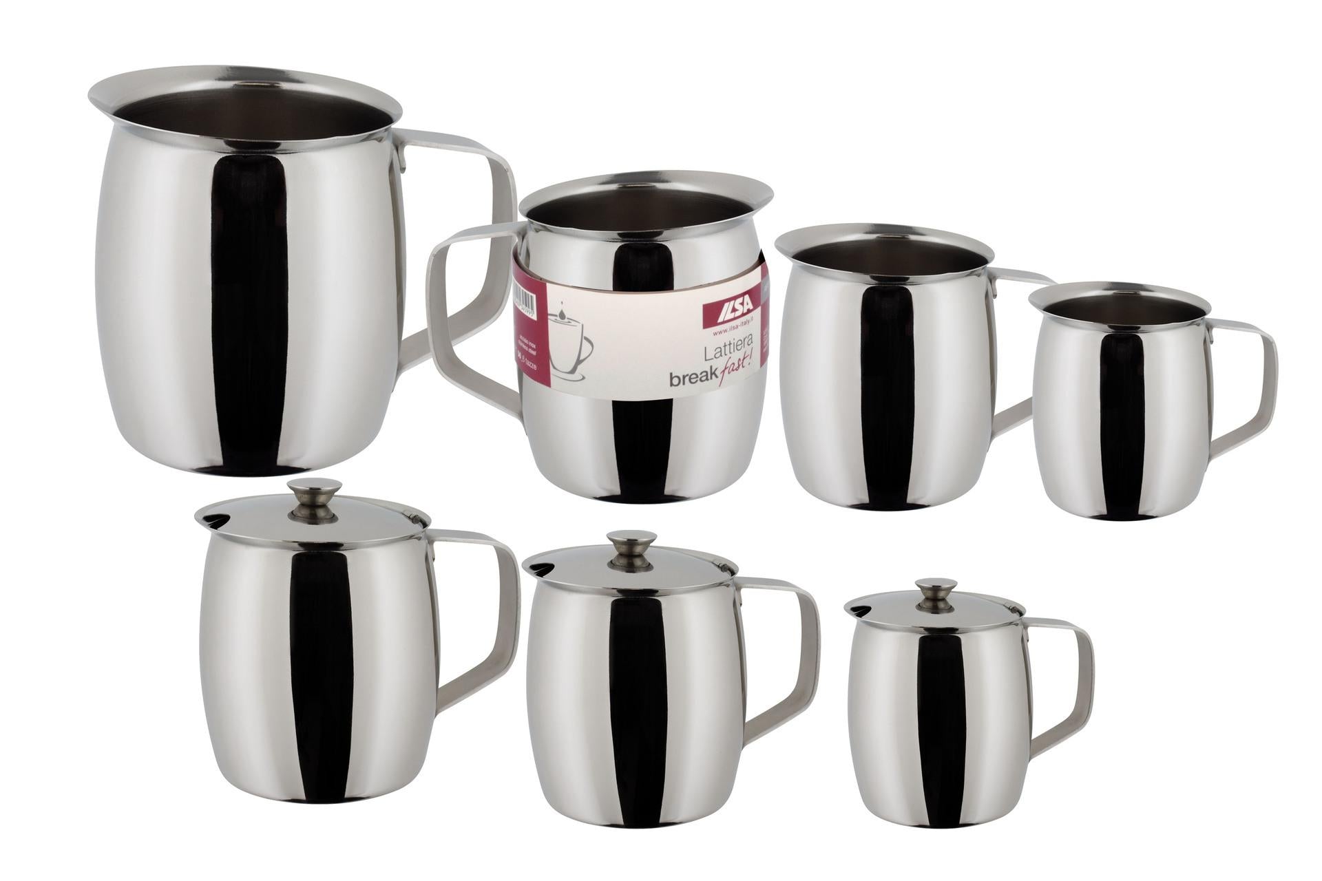 Ilsa Breakfast Lattiera 3 Tazze 25 cl In Acciaio Inox 6