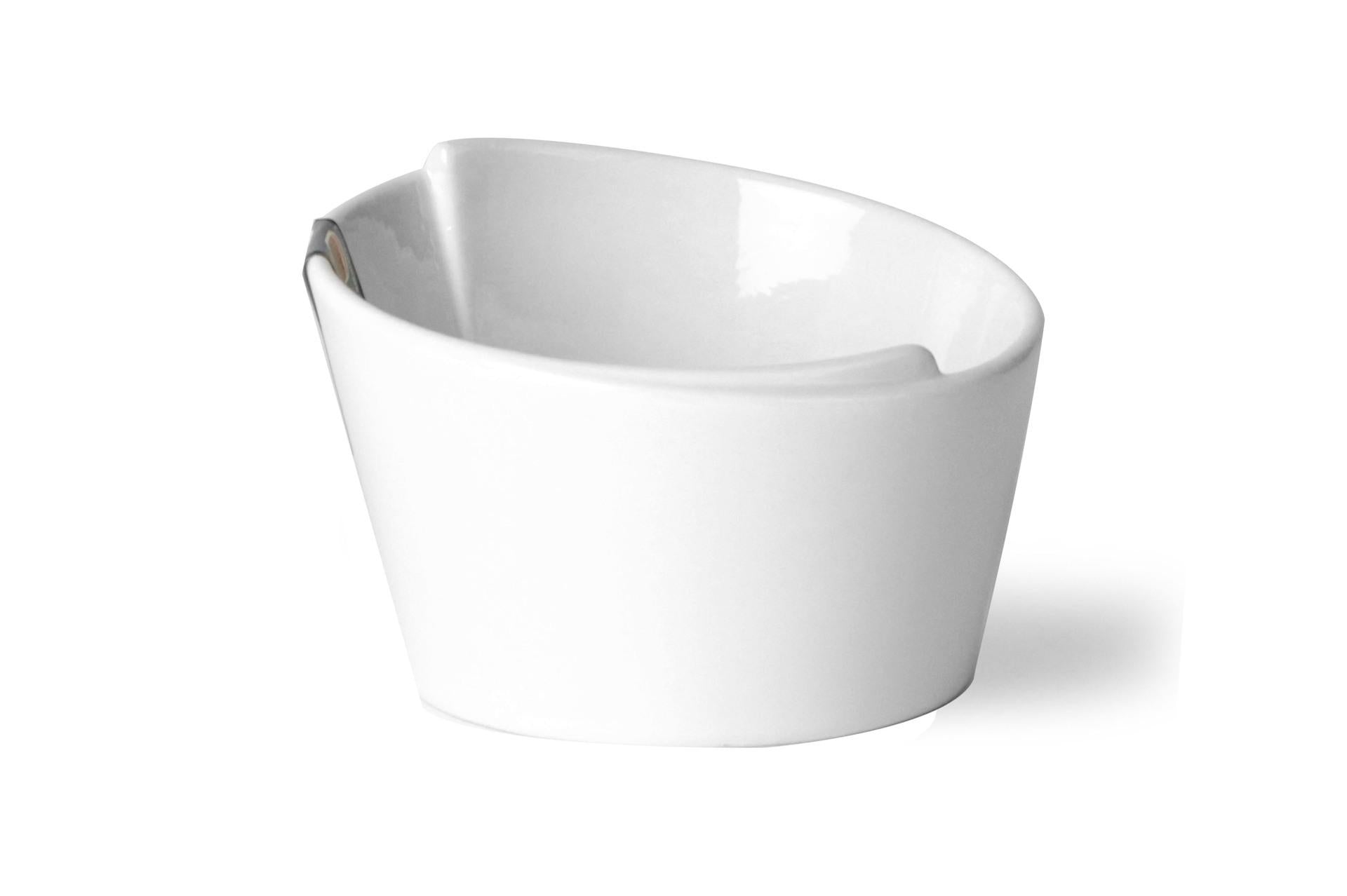 Import Tavola Professional JustWhite Ciotola 10 x 10 x 6.5 cm In Porcellana Bianca - Set 6 Pz