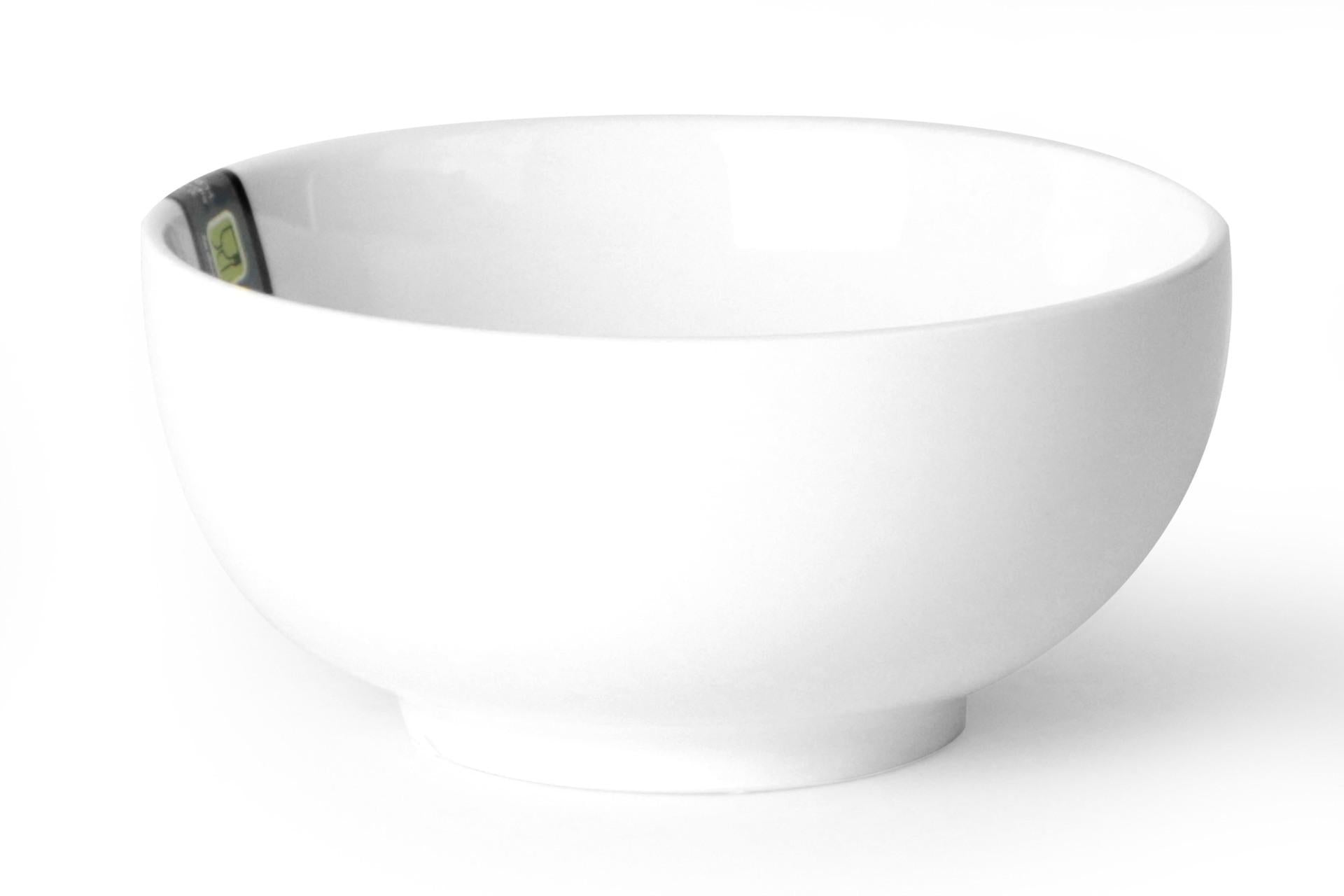 Import Tavola Professional JustWhite Bolo Liscio Ø11.5 cm - H.5.4 cm Con Piede - Set 6 Pz