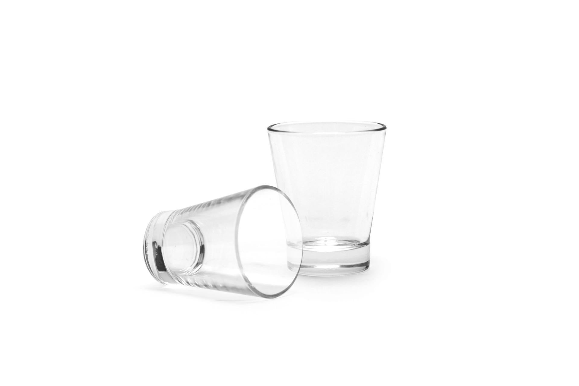 Borgonovo Bicchiere Caffeino 9 cl - Trasparente di Qualità per Ogni Occasione - Set 6 Pz