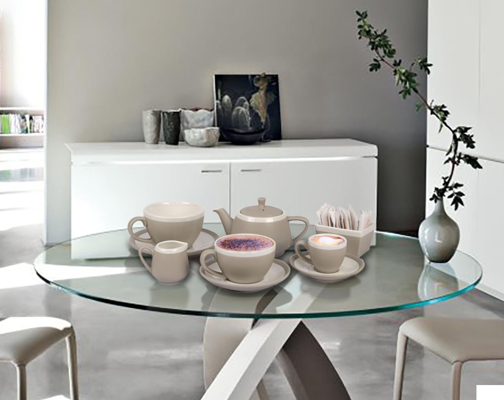 Import Tavola Professional Coffee e Co Set 6 Tazze Caffè Doppio Spessore In Tinta Unita - Set 6 Pz 3