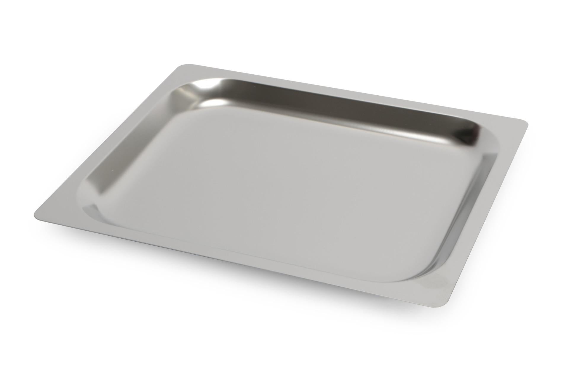 Mori2A Teglia Gastronorm Inox 1.2 Bordi Piani 32x26 cm - H.2 cm In Acciaio Inossidabile 18/10