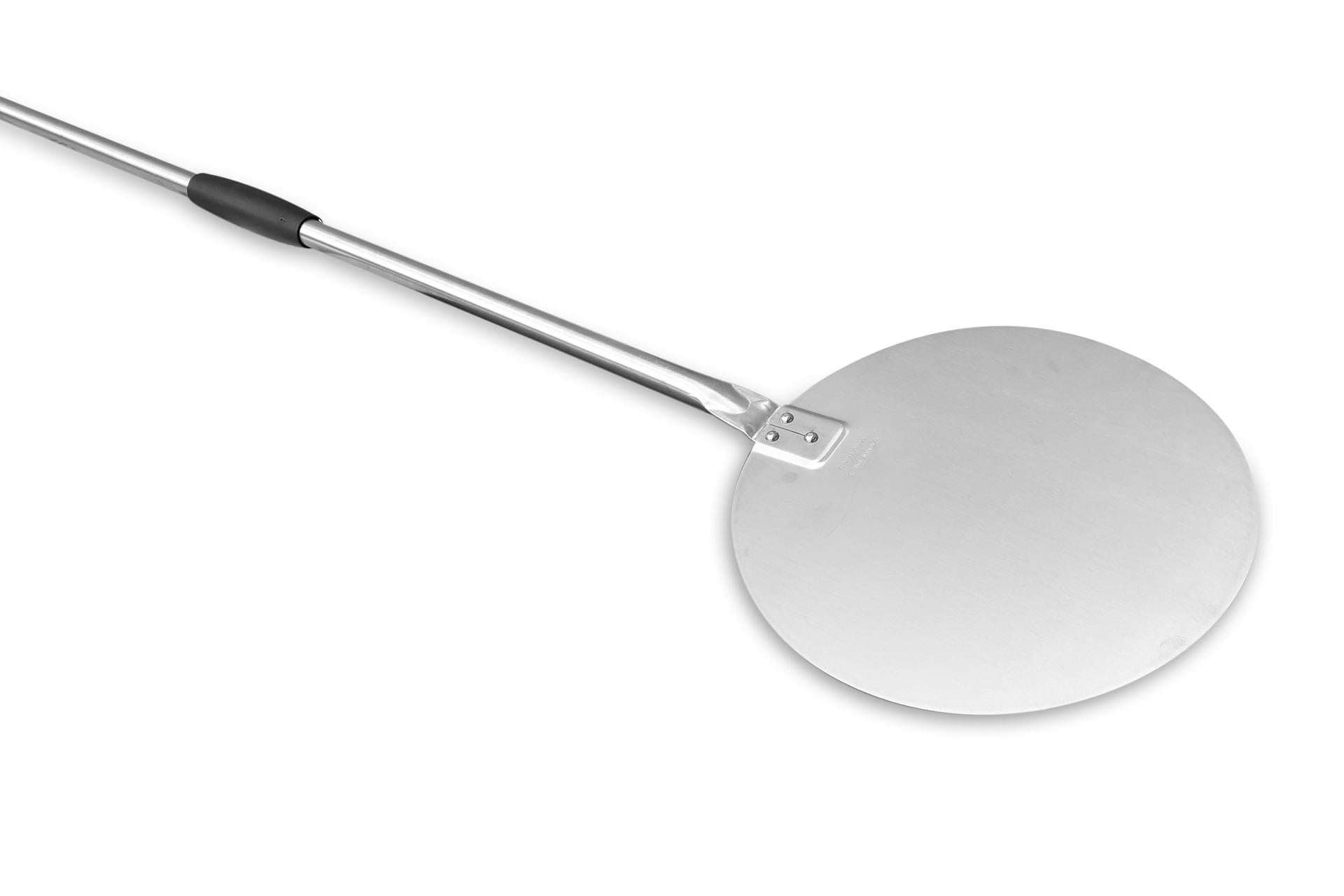 Gi Metal Amica Palettino Pizza Rotondo Ø23 cm In Acciaio Inox Con Manico 150 cm
