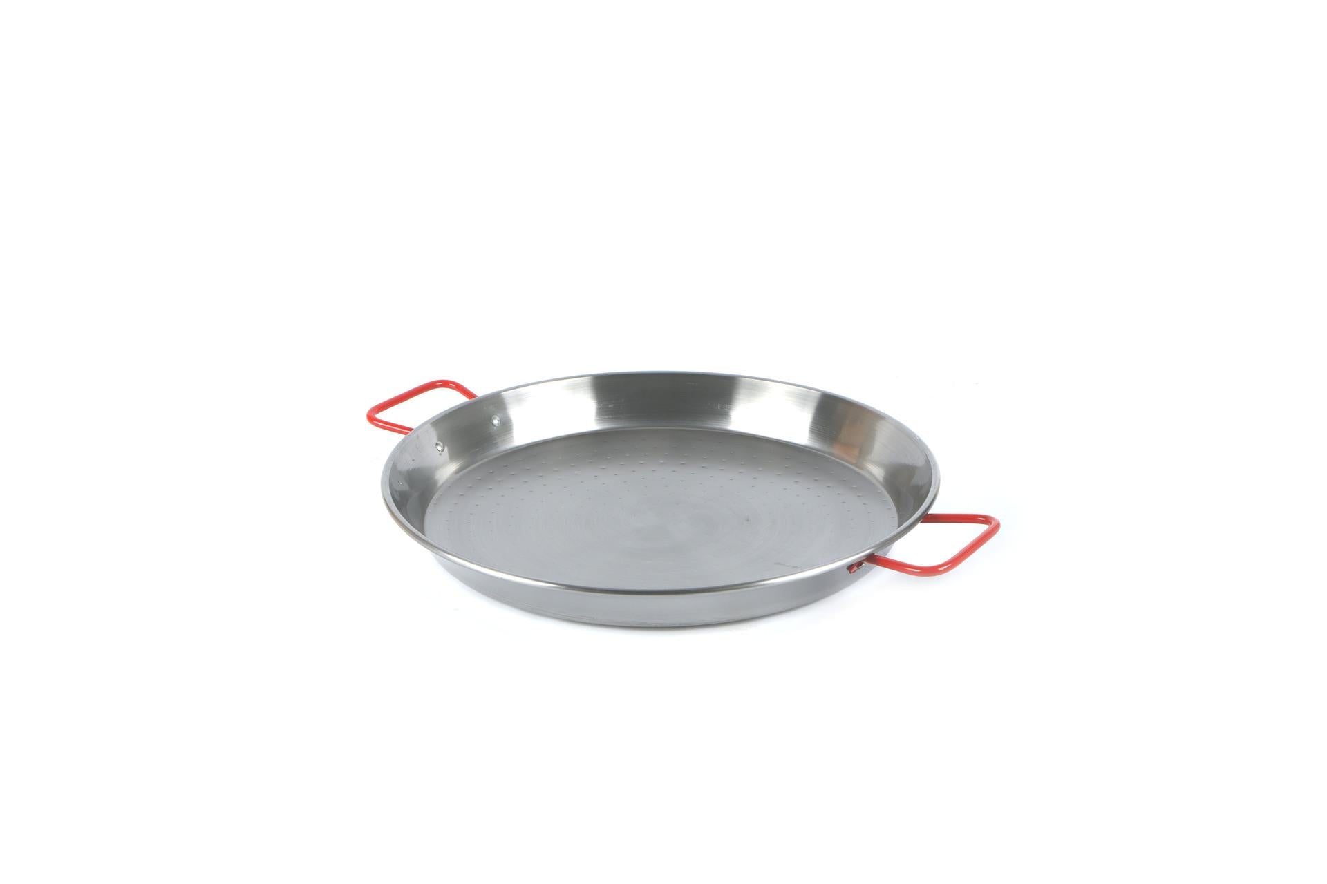Ilsa Ideal Paellera Ø38 cm In Acciaio al Carbonio Spazzolato - Adatta per Induzione