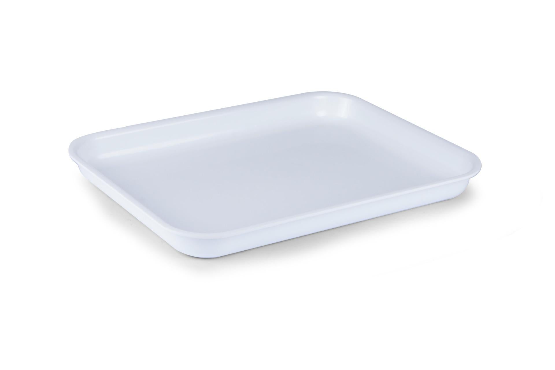 Giganplast Vassoio Espositore Salumiere 44x33x4 cm In Plastica Bianco