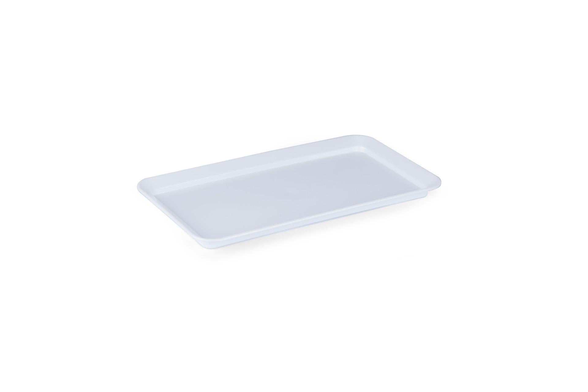 Giganplast Vassoio Espositore Salumiere Bianco 30 x 16 x 2.5 cm In Plastica