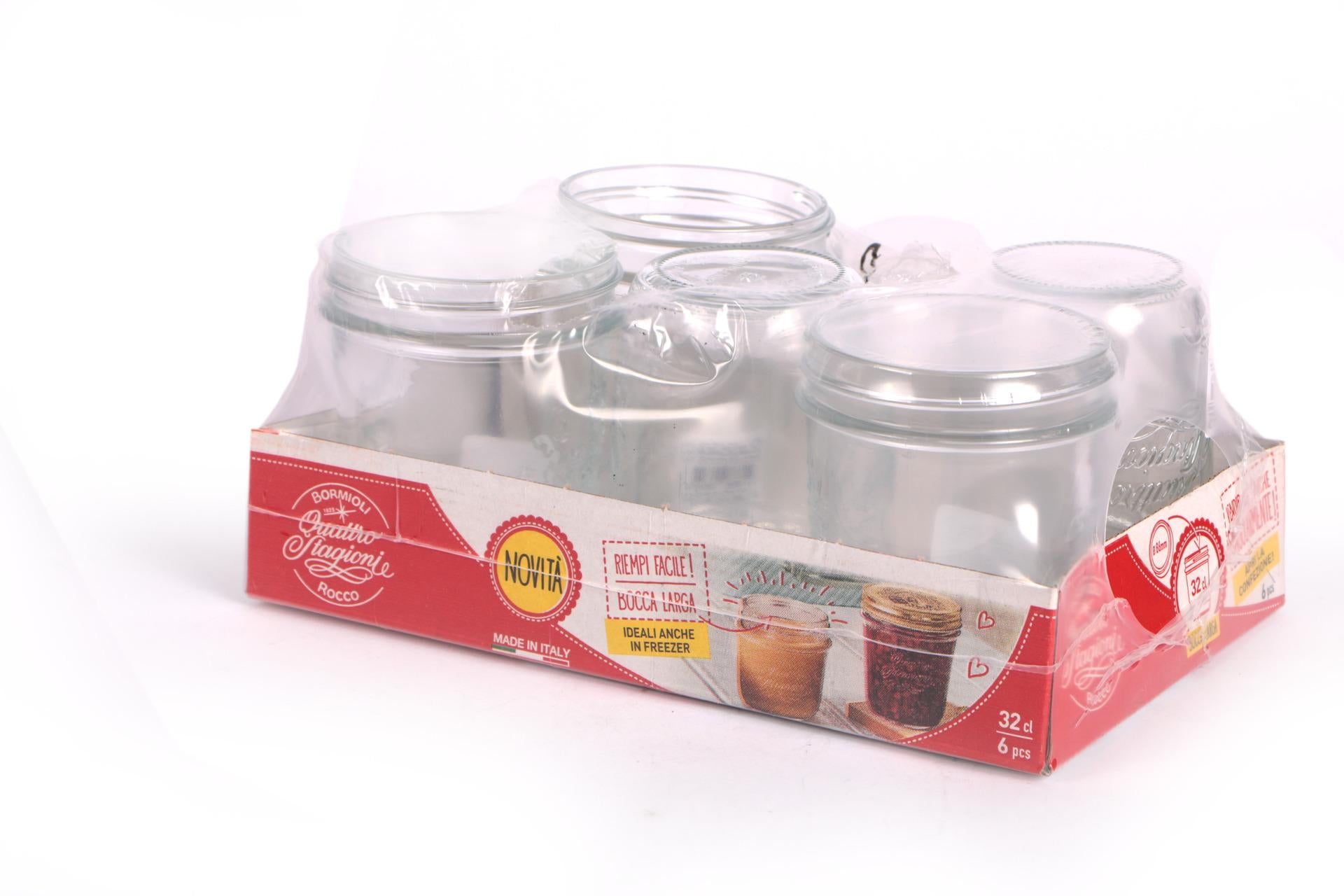 Bormioli Quattro Stagioni Vaso Cilindrico 0.32 kg - Per Marmellate e Conserve - Set 6 Pz 4