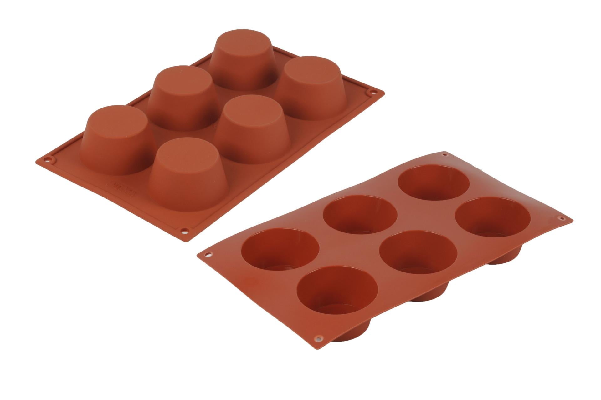 Silikomart Stampo 6 Muffin Ø70x40 mm In Silicone
