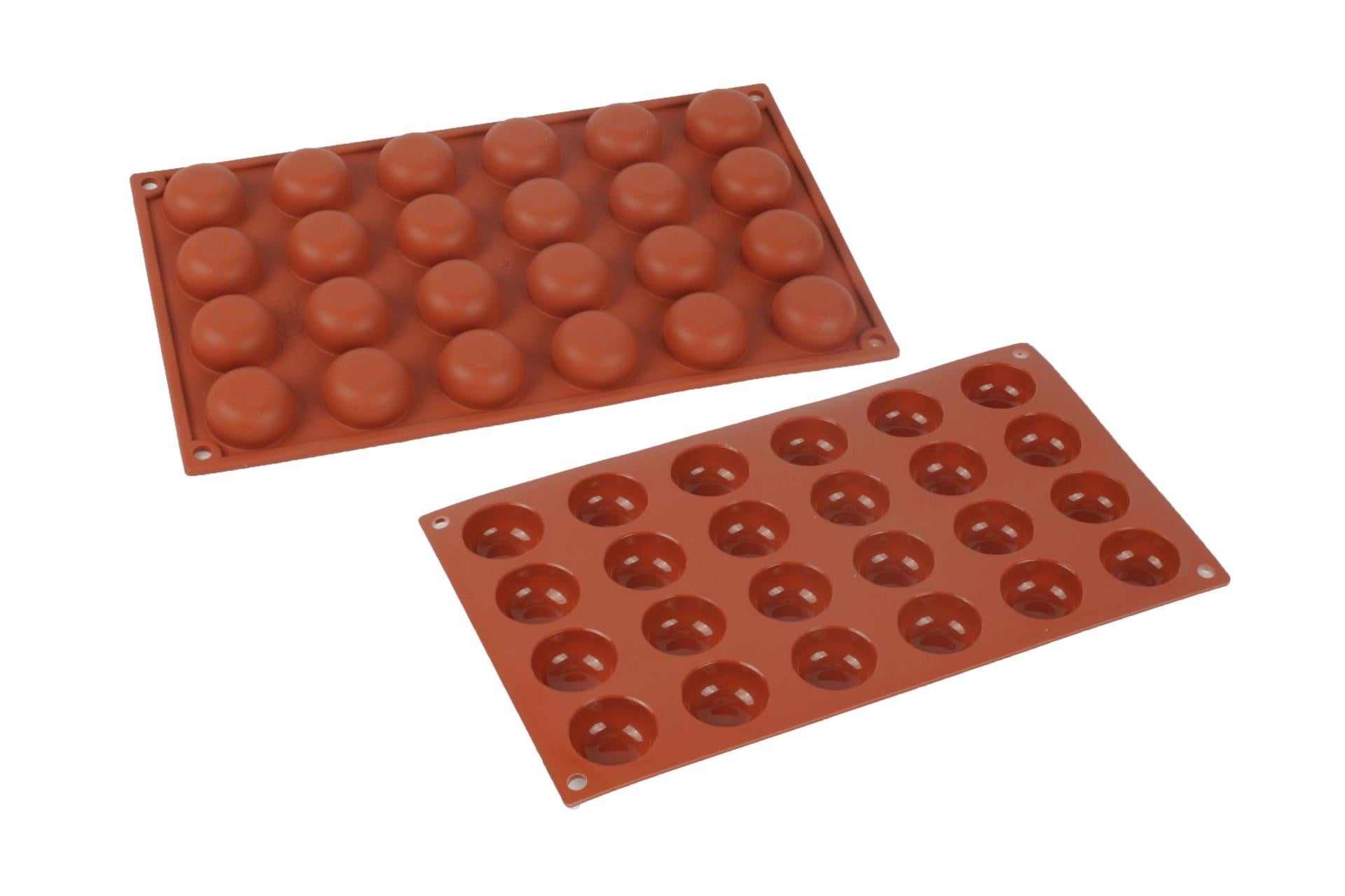 Silikomart Stampo 24 Pomponette SF009 - Ø34x16 mm In Silicone