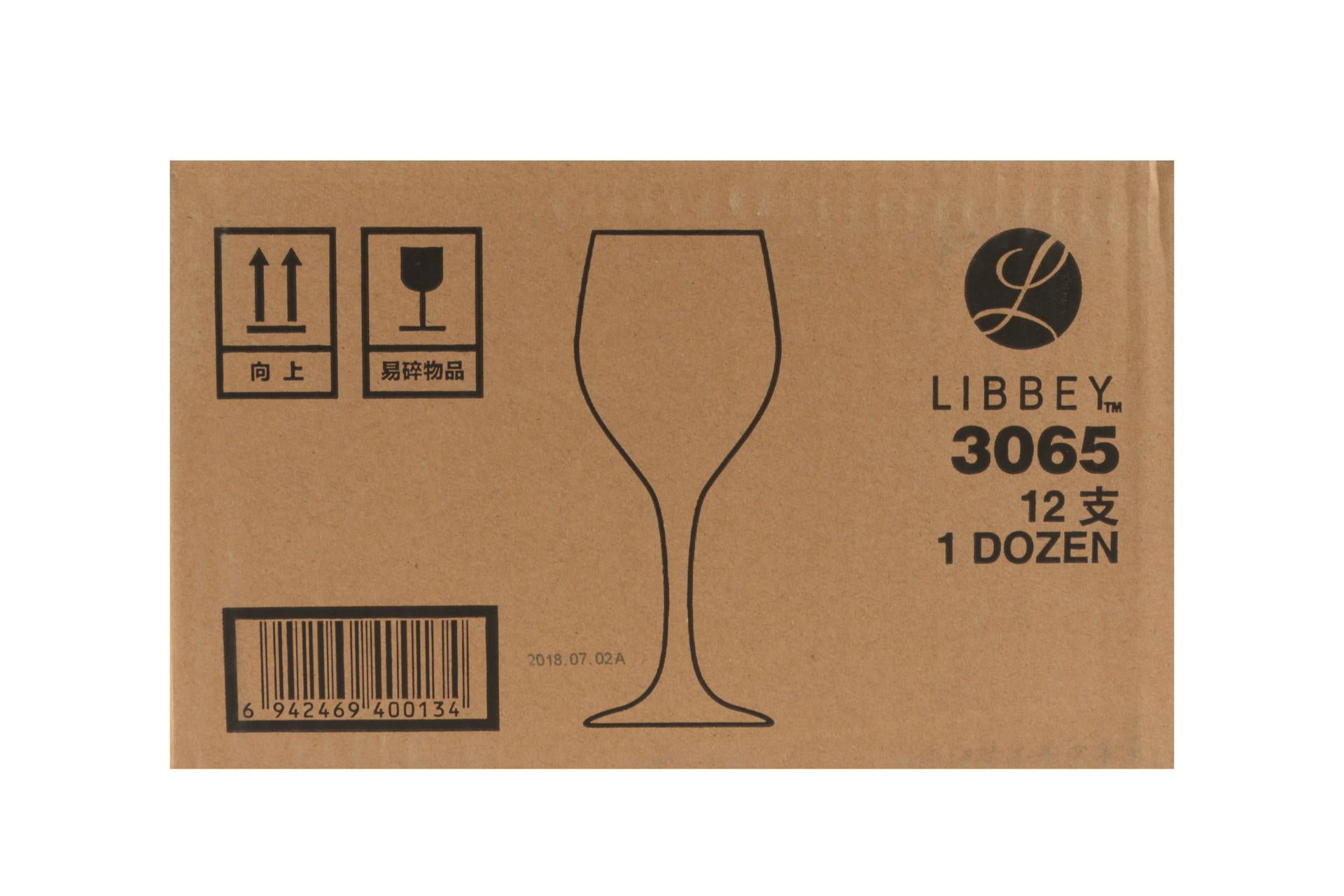 Libbey Glass Perception Set 12 Calici Vino 23.7 cl - Vetro Resistente per Ristorazione Professionale - Set 12 Pz 4