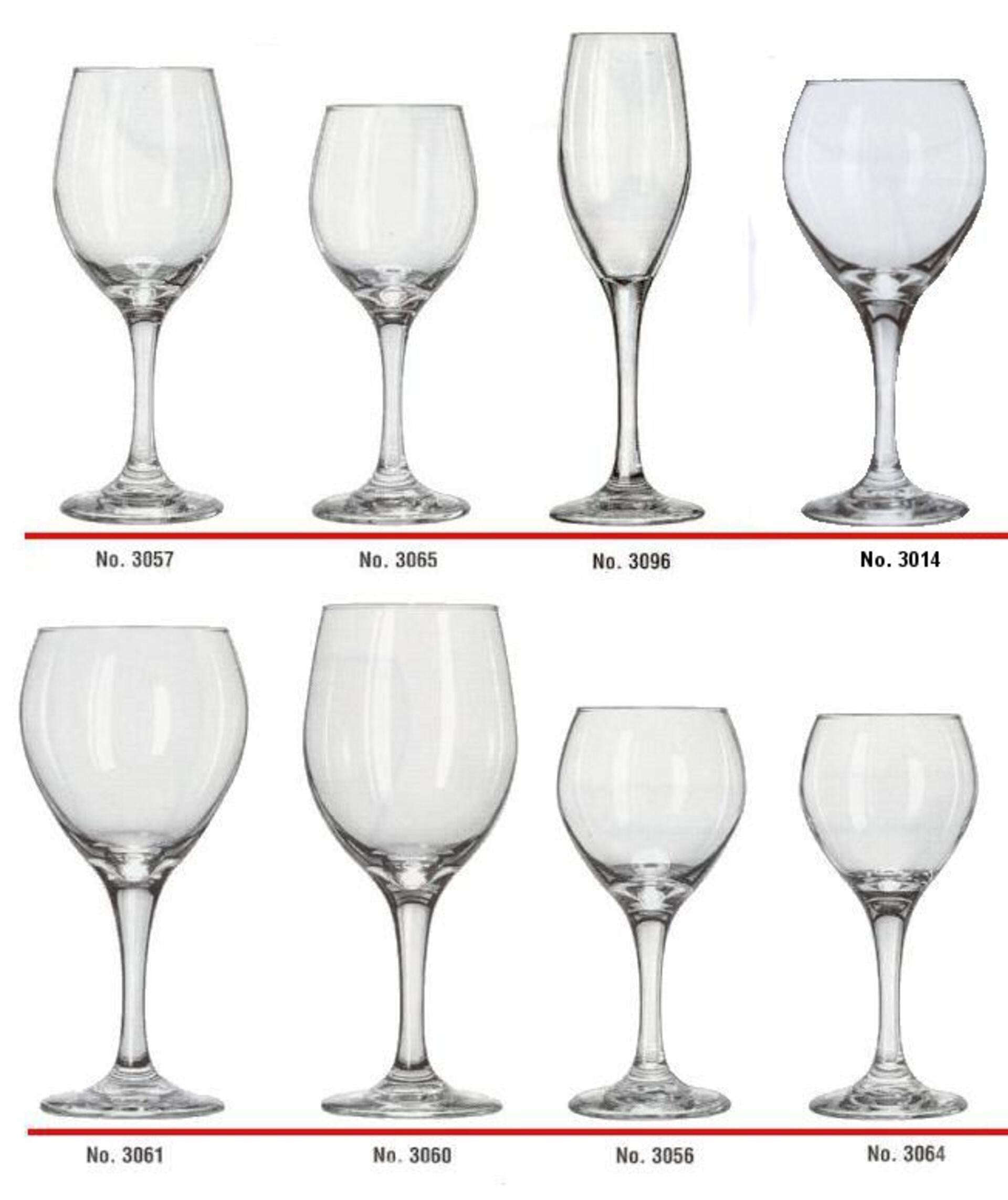Libbey Glass Perception Set 12 Calici Vino 23.7 cl - Vetro Resistente per Ristorazione Professionale - Set 12 Pz 6