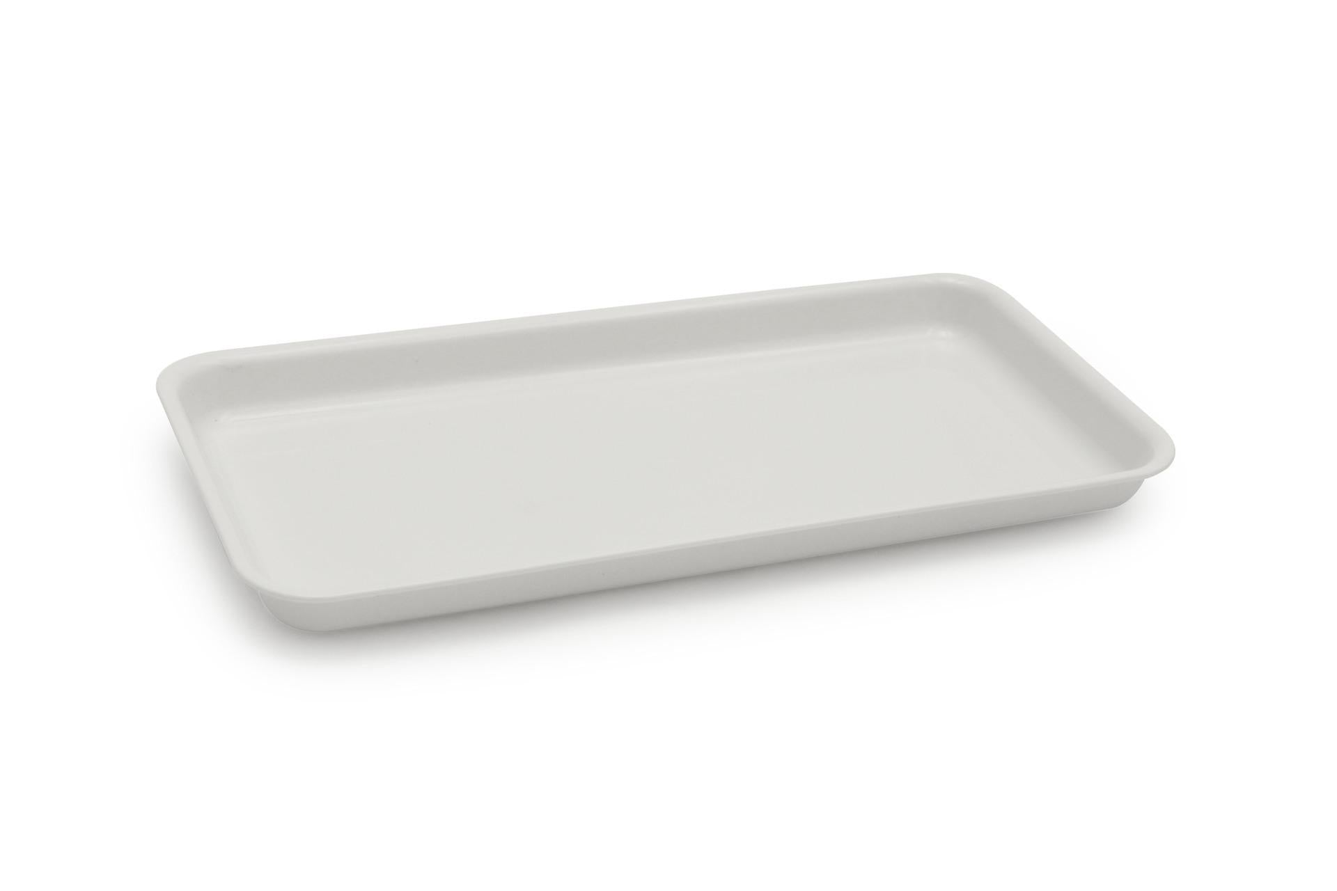 Mobil Plastic Vassoio Antiassorbente In PMMA 22 x 44 x 3.5 cm Bianco