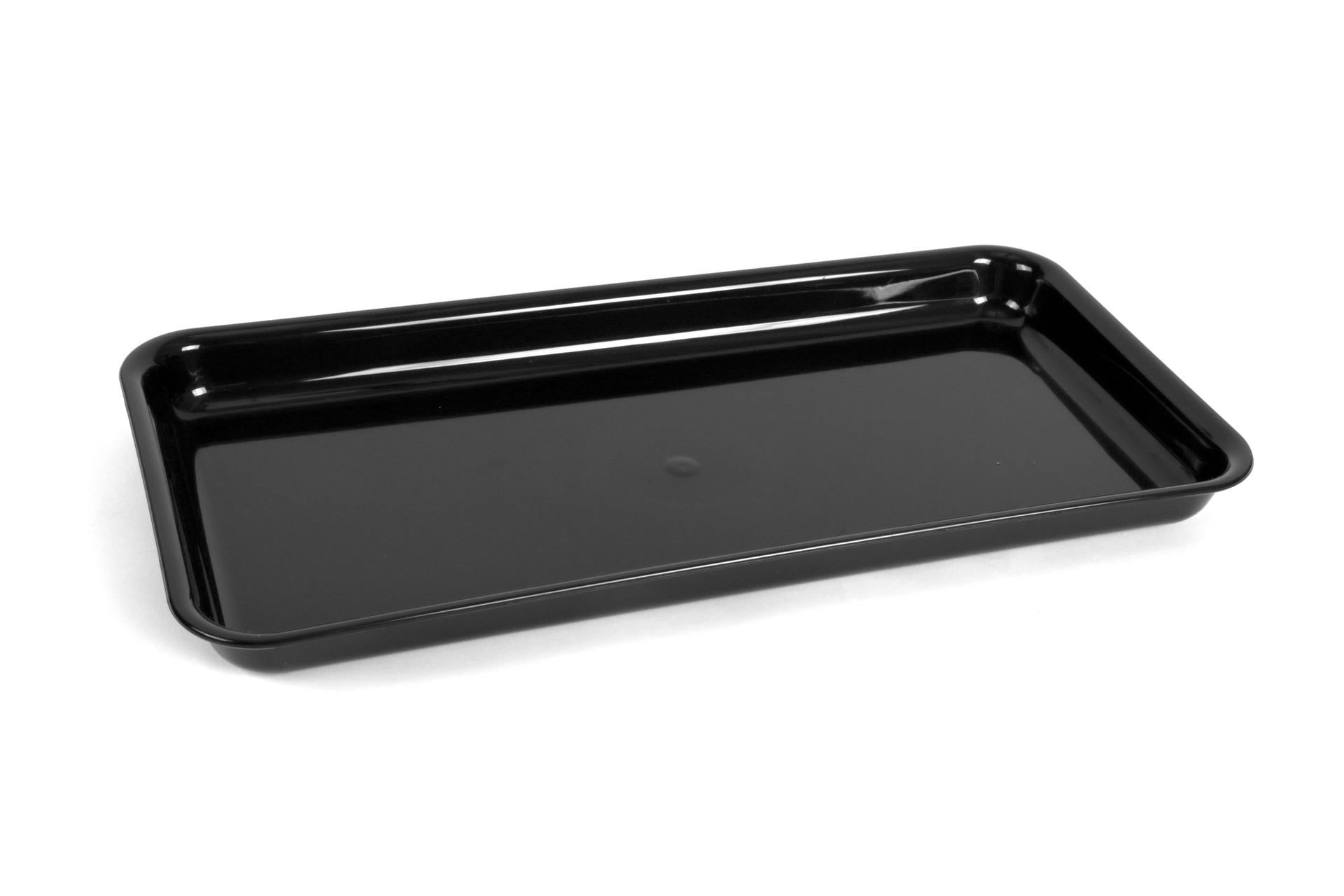 Mobil Plastic Vassoio Antiassorbente Nero 22x44x3.5 cm In PMMA Per Presentazione Alimenti