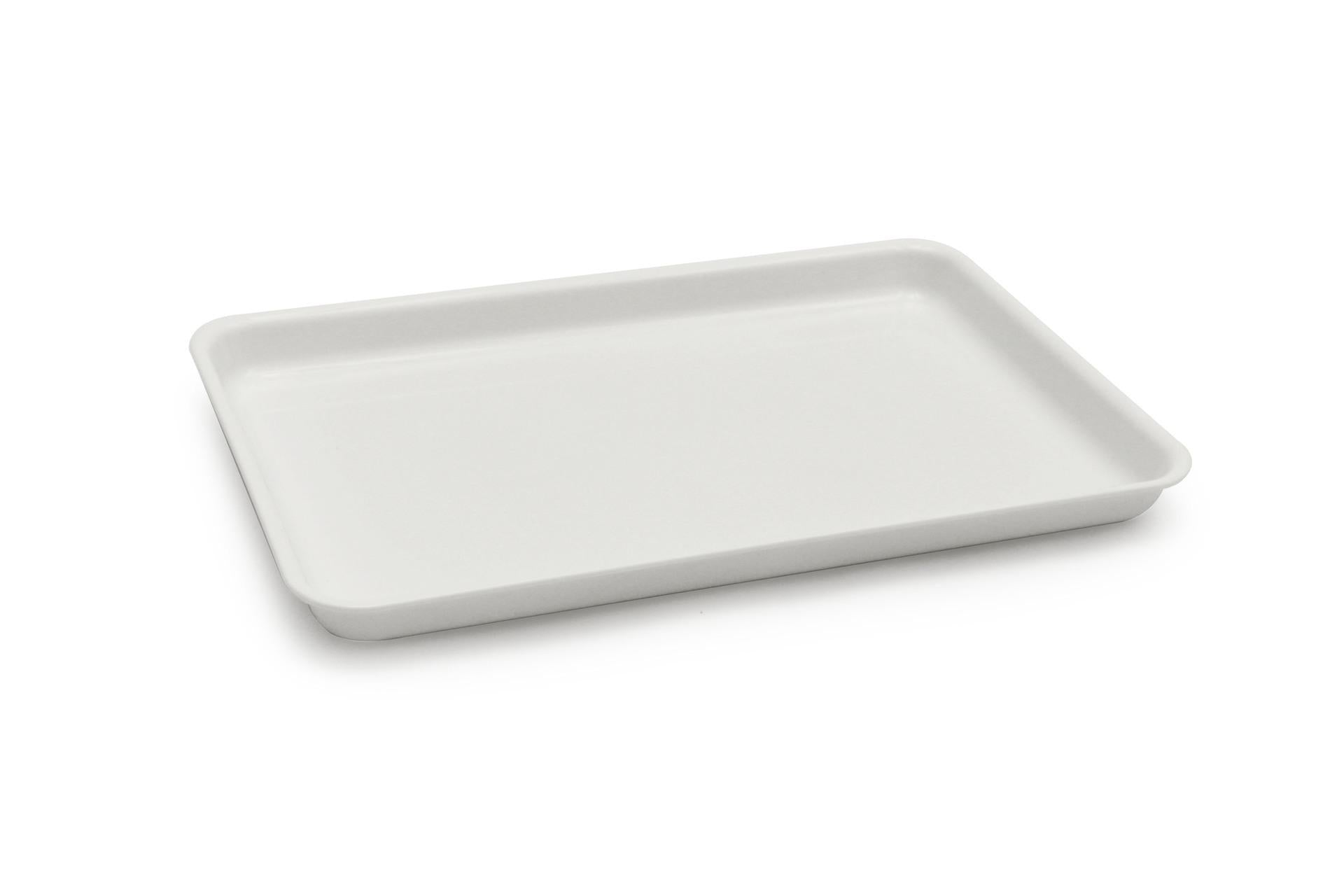 Mobil Plastic Vassoio Antiassorbente In PMMA H.3.5 cm - 29 x 44 cm Bianco