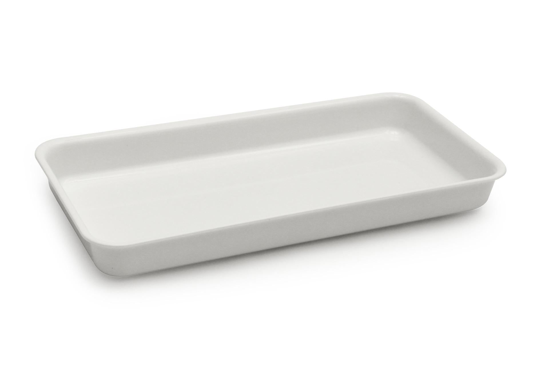 Mobil Plastic Vassoio Antiassorbente In PMMA H.5 cm - 22 x 44 cm Bianco