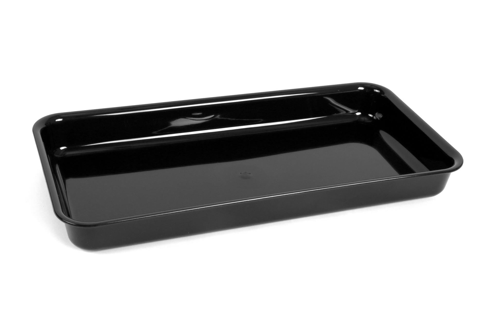 Mobil Plastic Vassoio Antiassorbente Nero 22x44x5 cm In PMMA Per Presentazione Alimenti