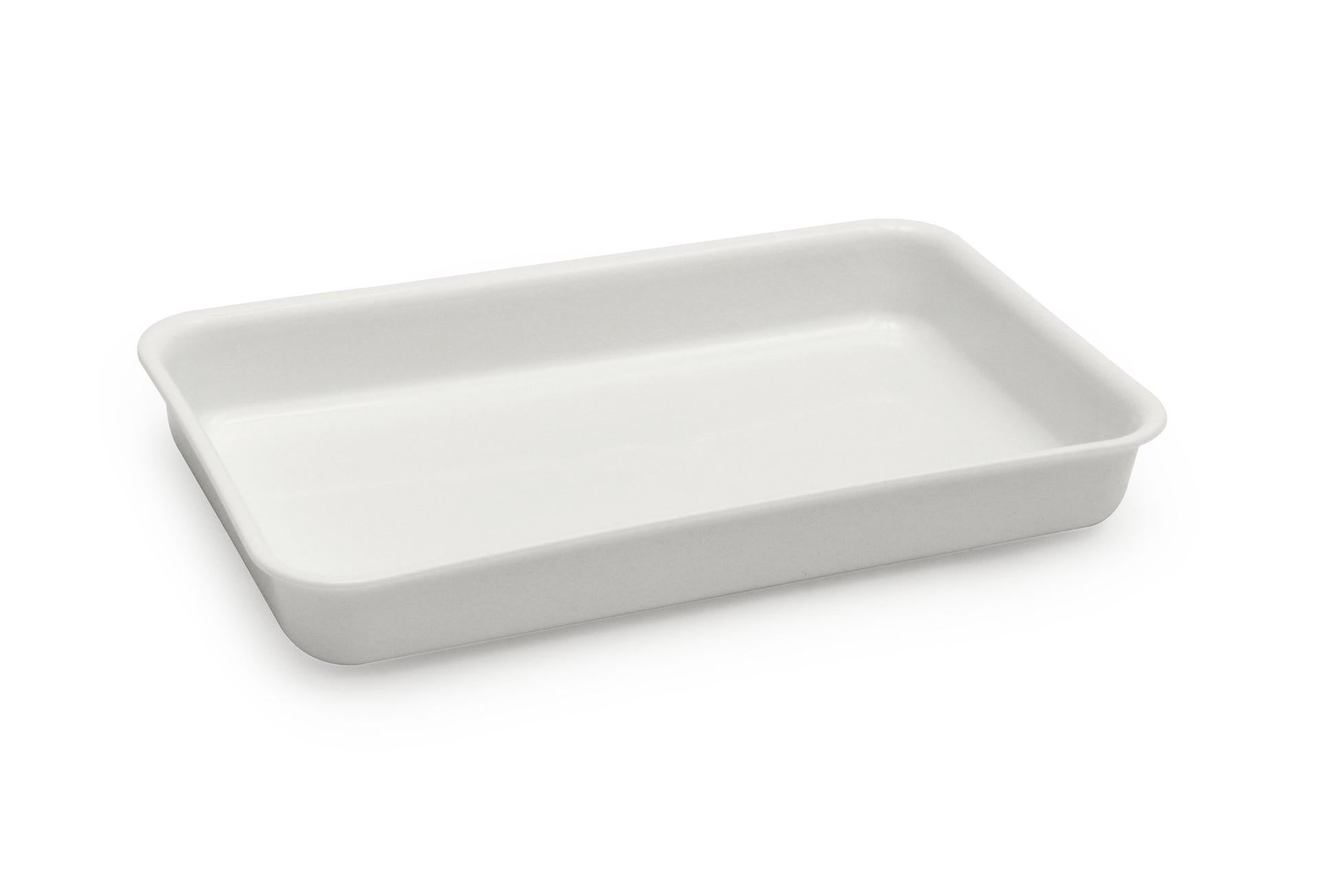 Mobil Plastic Vassoio Antiassorbente In PMMA 22x36x5 cm Bianco - Per Presentazione Alimenti
