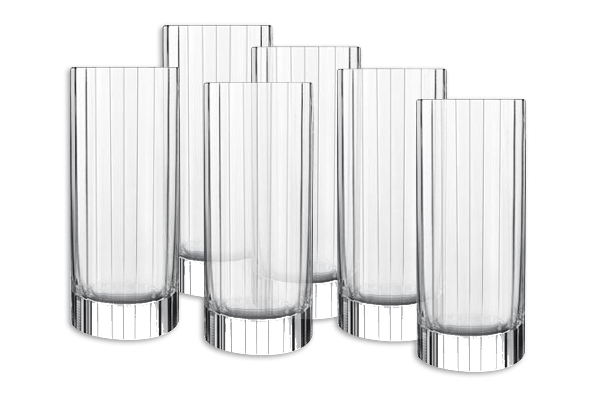 Bormioli Luigi Bach Set 24 Bicchieri Bibita 48 cl - Linea Elegante e Raffinata - Set 24 Pz