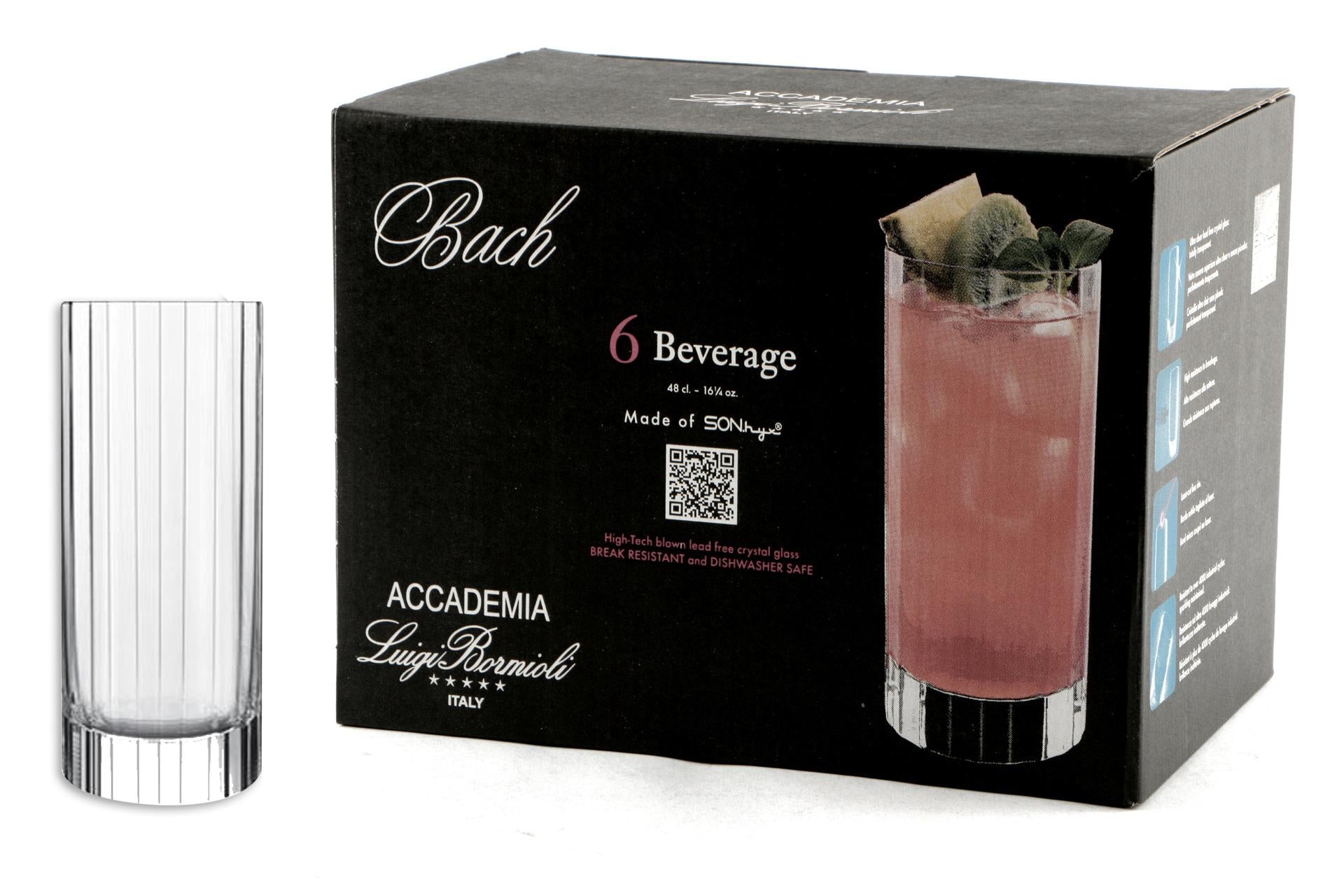 Bormioli Luigi Bach Set 24 Bicchieri Bibita 48 cl - Linea Elegante e Raffinata - Set 24 Pz 7