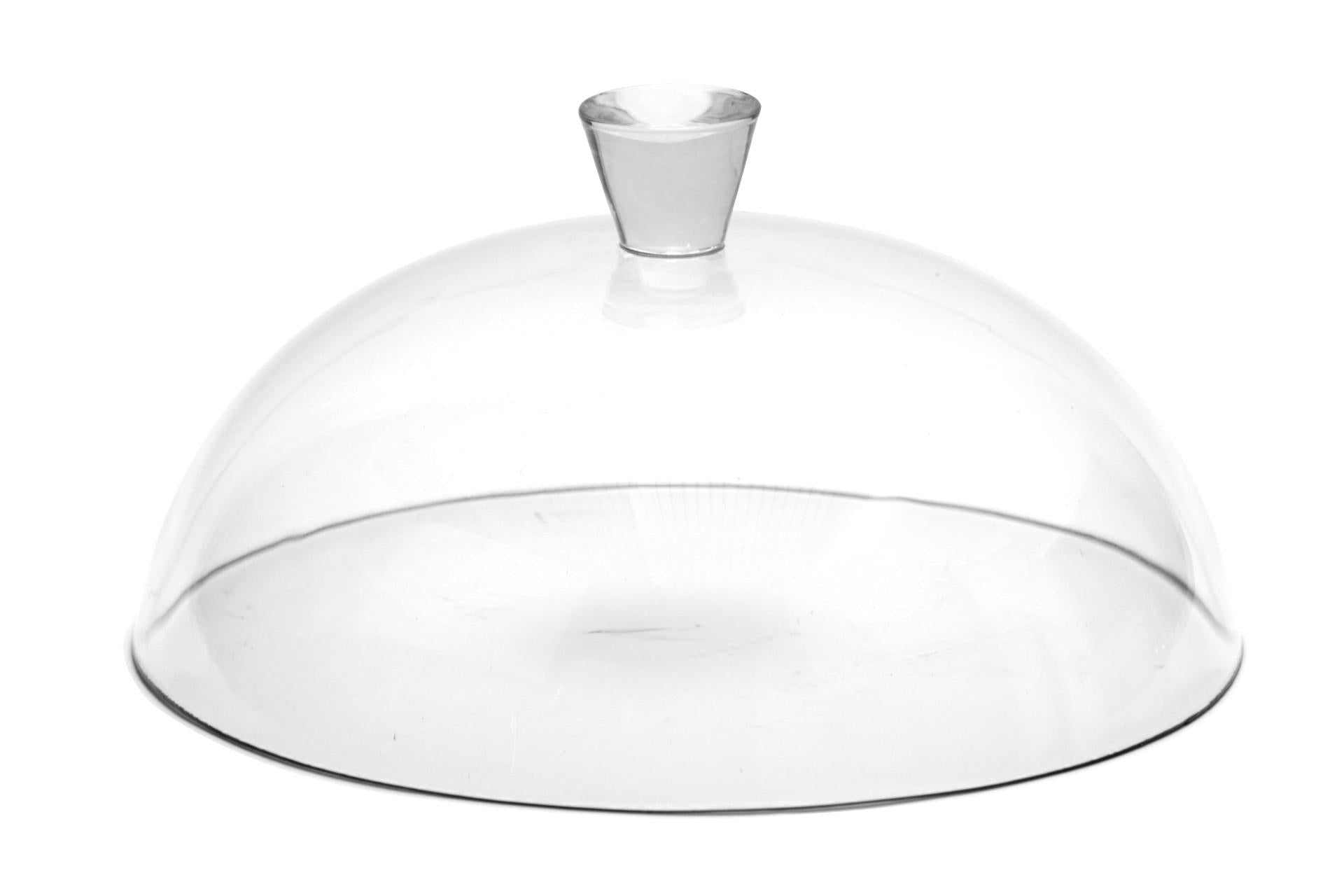 Pasabahce Patisserie Piatto Portadolci Ø30.7 cm Con Campana In Vetro Trasparente